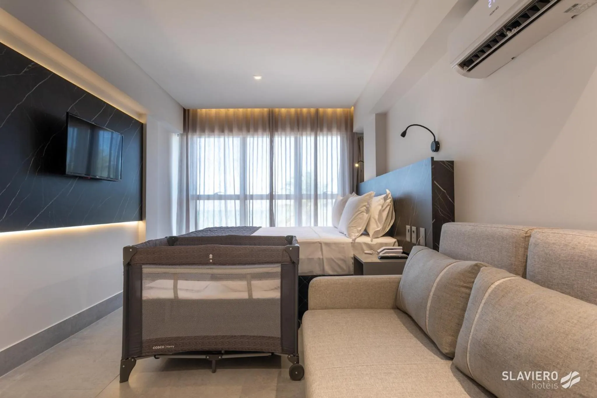 Bed in Slaviero João Pessoa