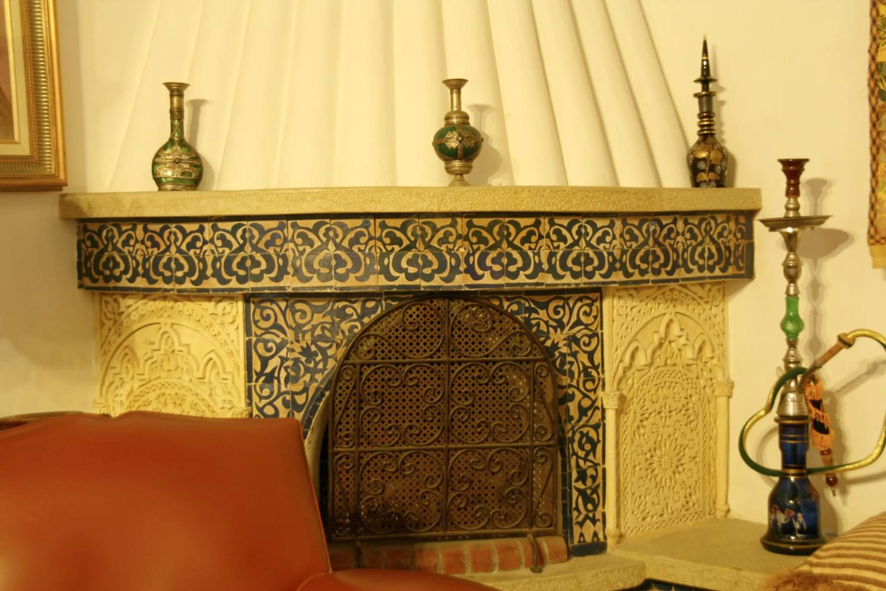 Seating area in Riad El Ghalia