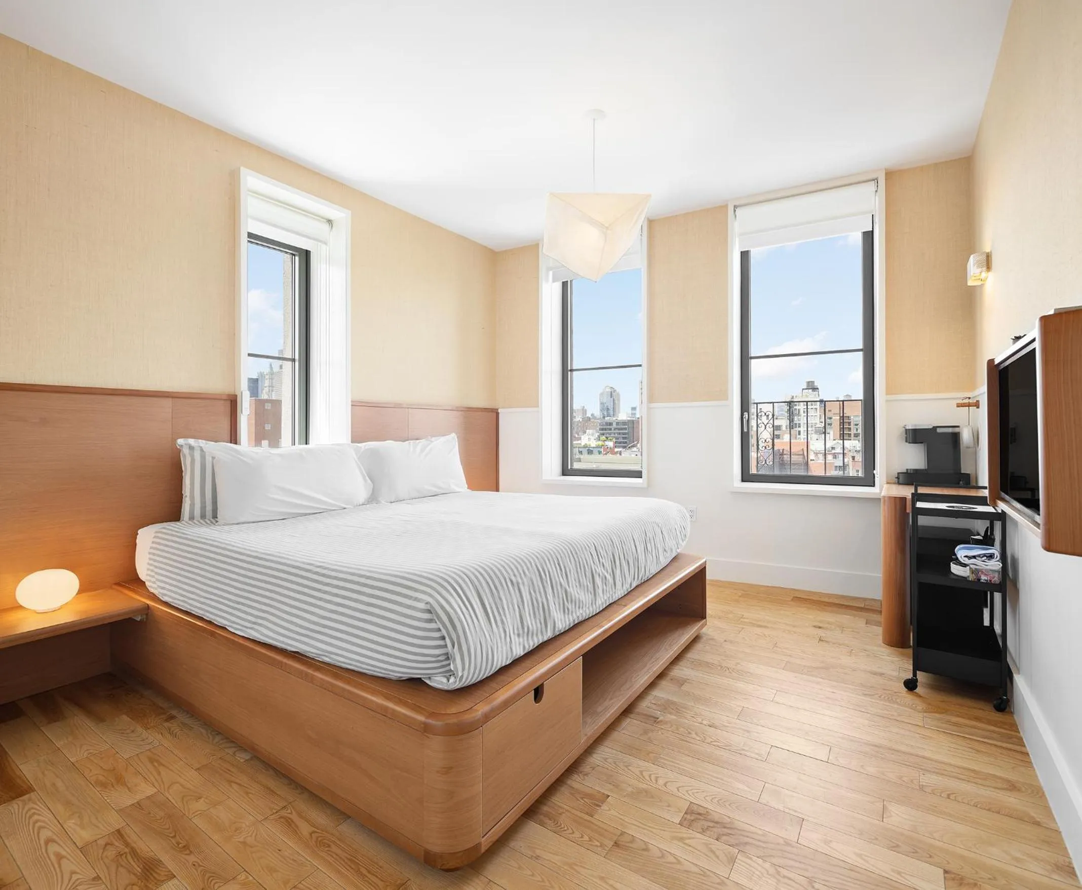 Bed in UNTITLED at 3 Freeman Alley