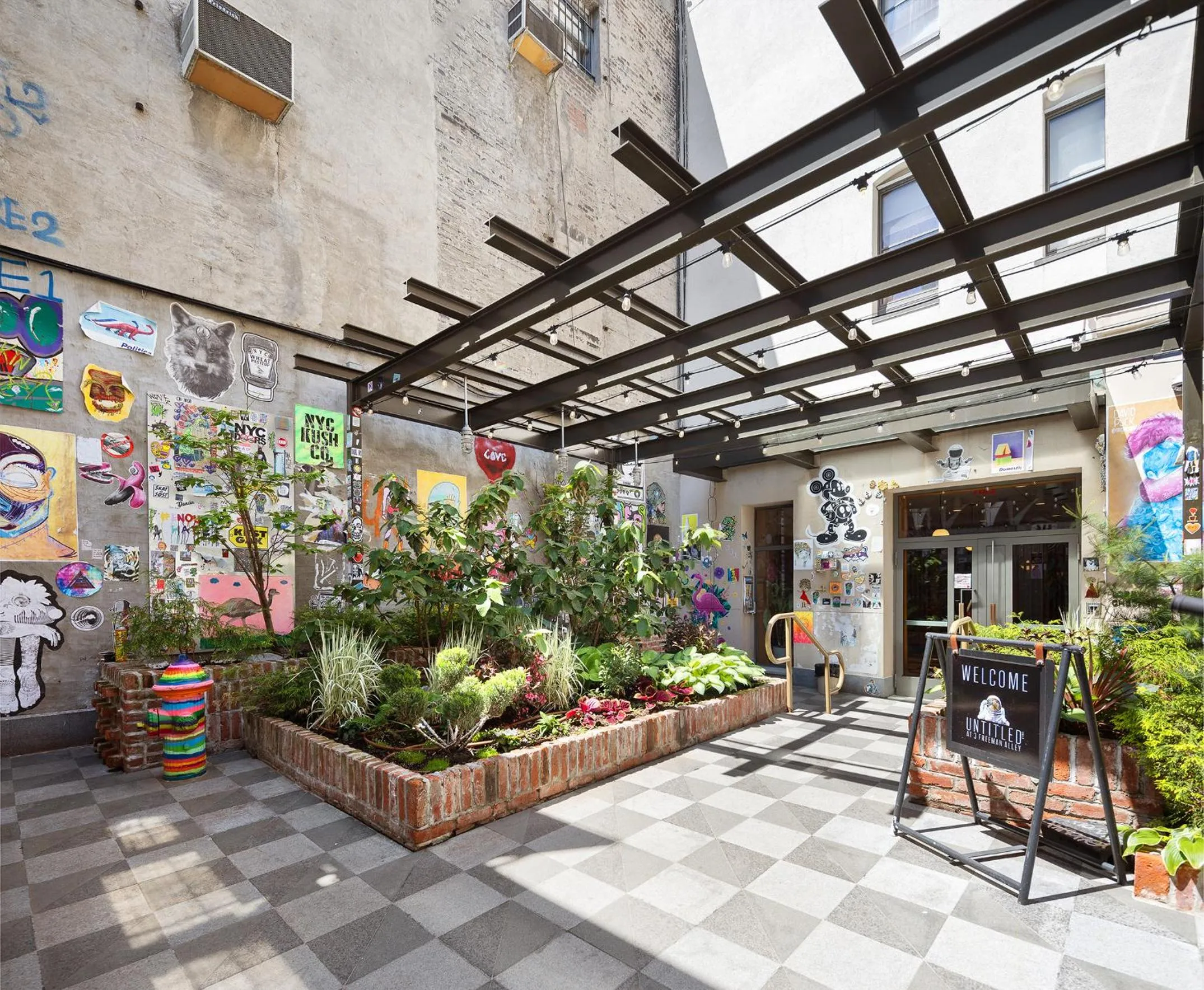 Facade/entrance in UNTITLED at 3 Freeman Alley