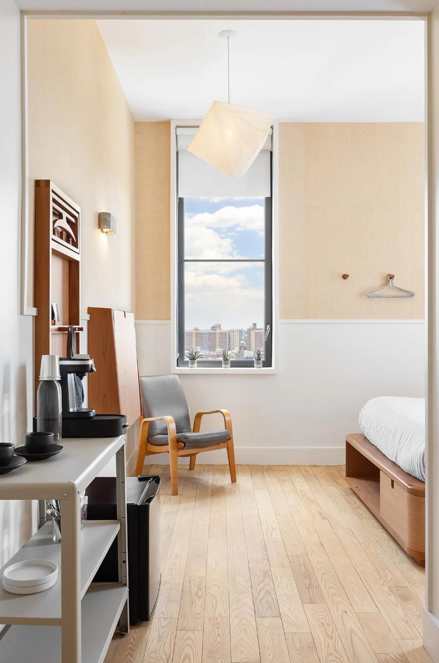 Bed in UNTITLED at 3 Freeman Alley