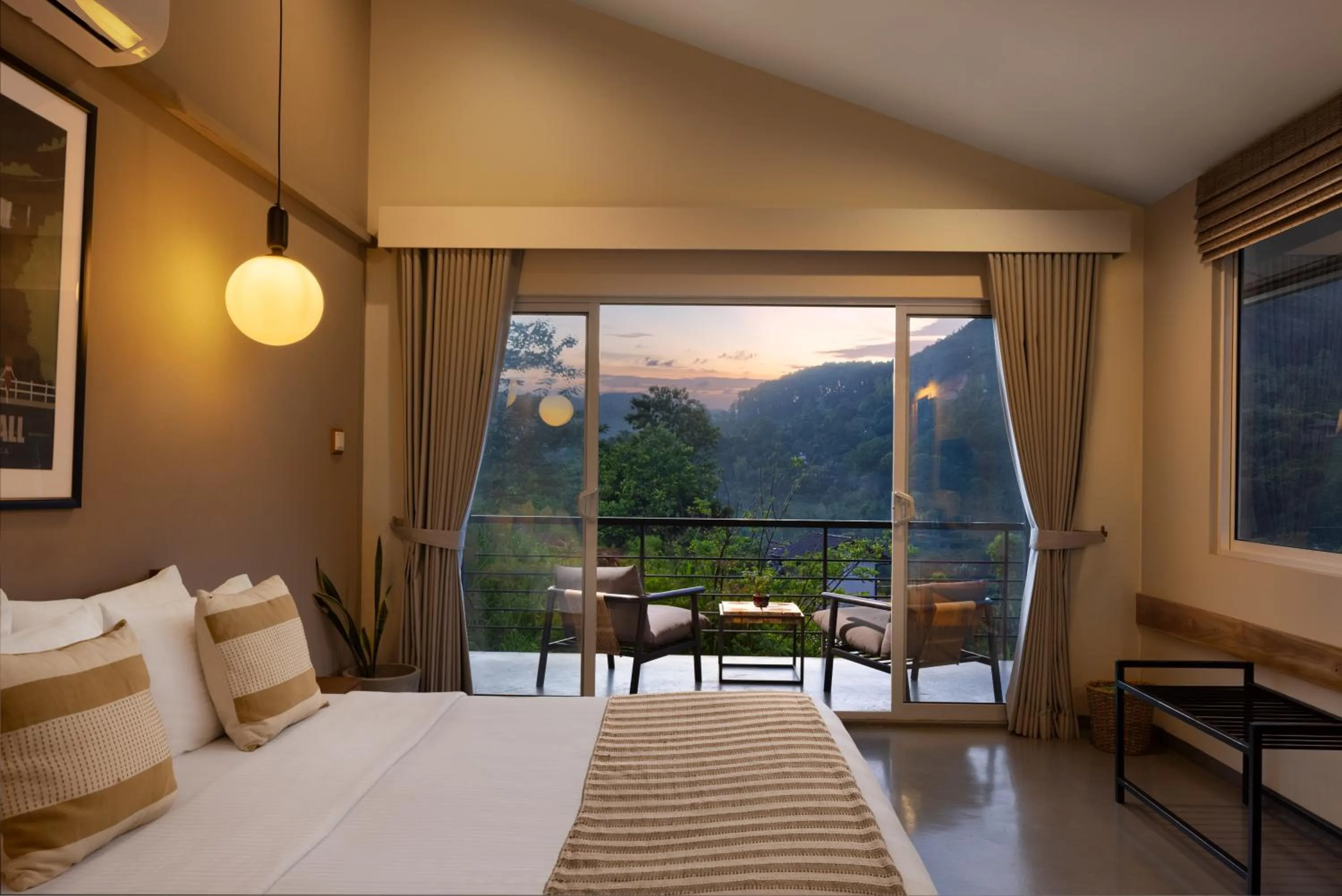 Balcony/Terrace, Bed in The Cubes Ella