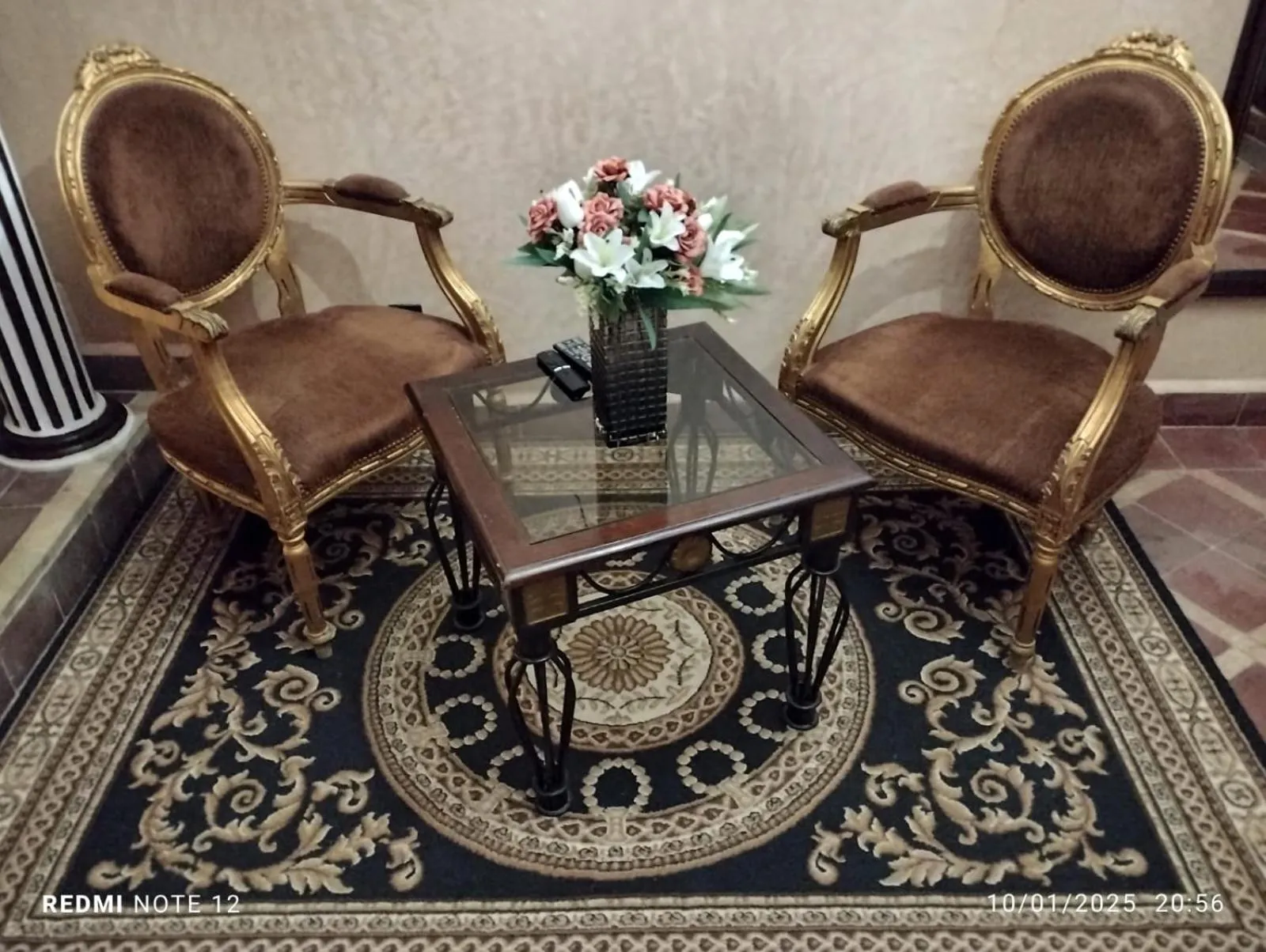 Seating area in Riad Mille Et Une Nuits