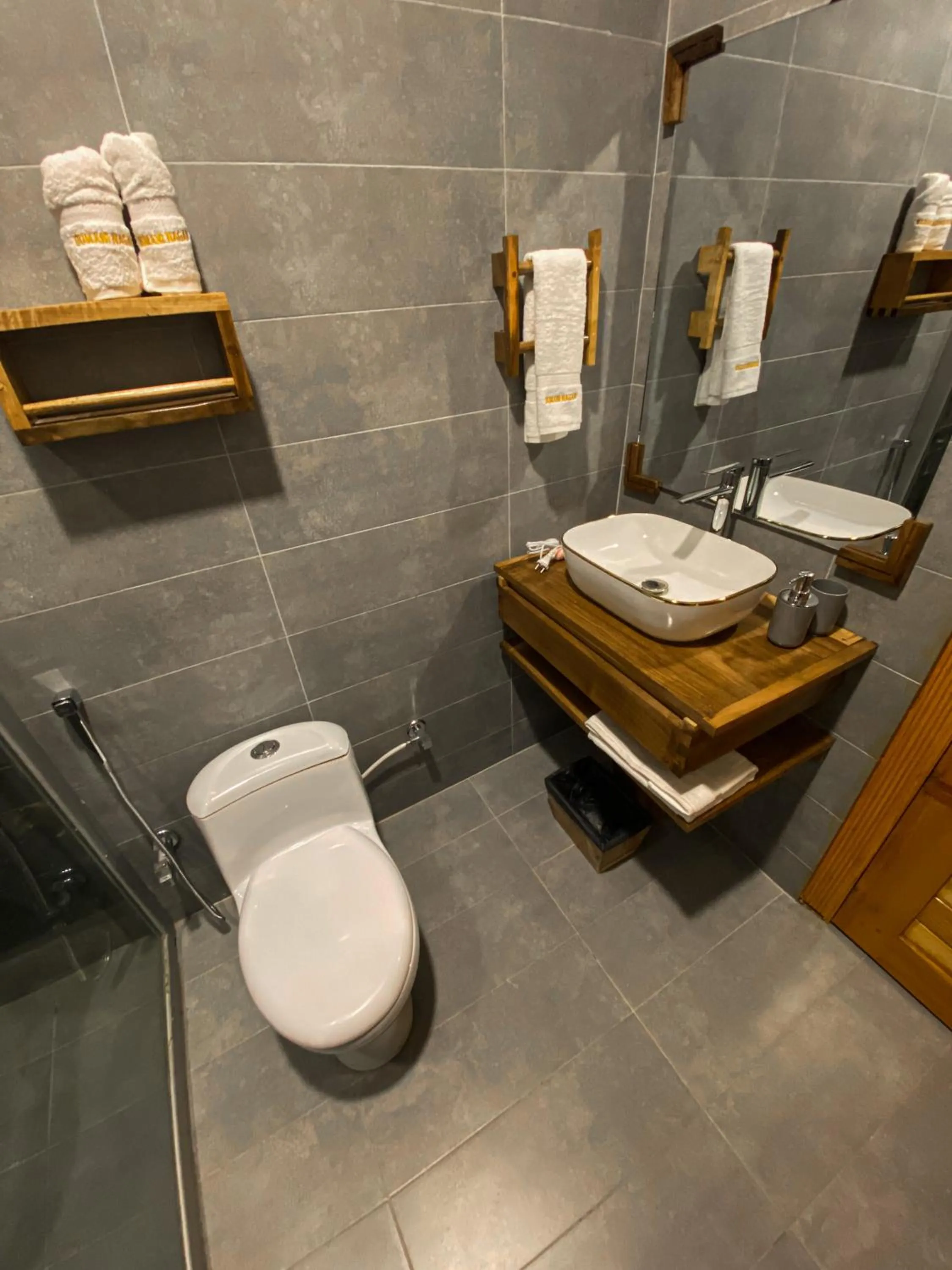 Toilet in Dumani Nagar Hotel & Resort