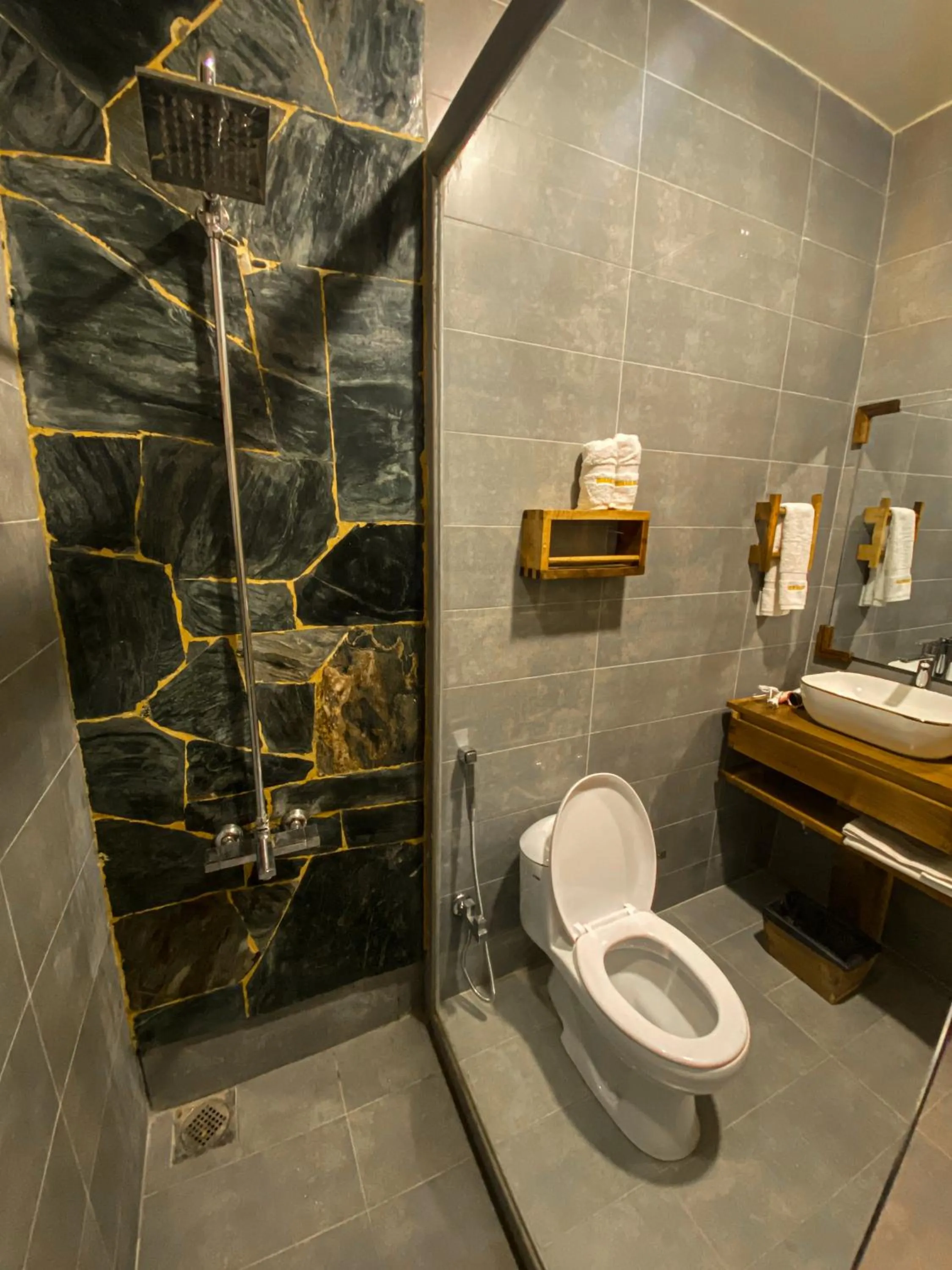 Shower in Dumani Nagar Hotel & Resort