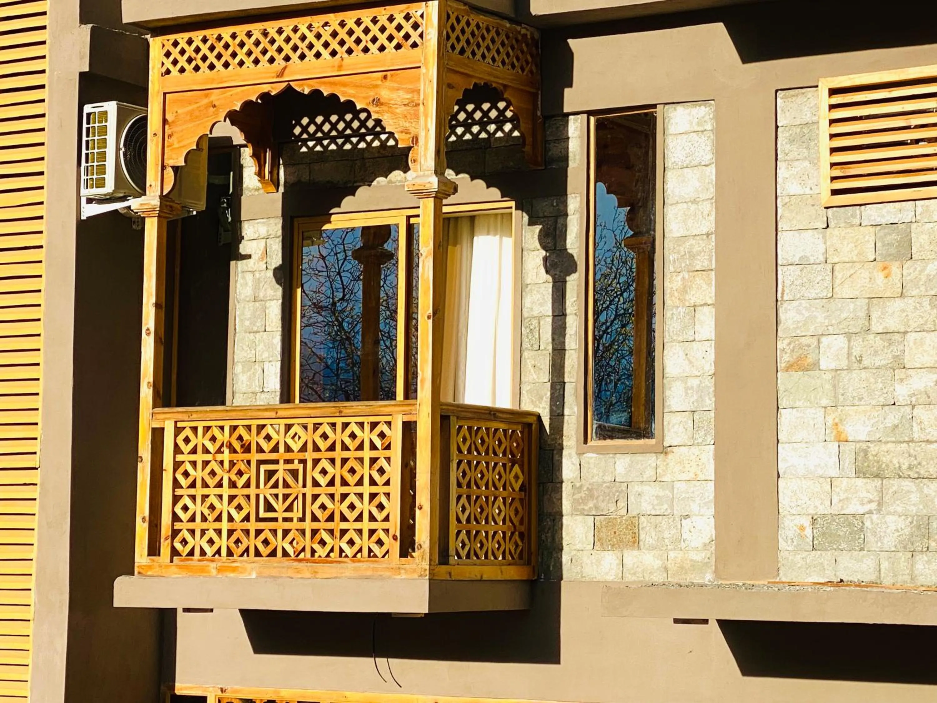 Balcony/Terrace in Dumani Nagar Hotel & Resort