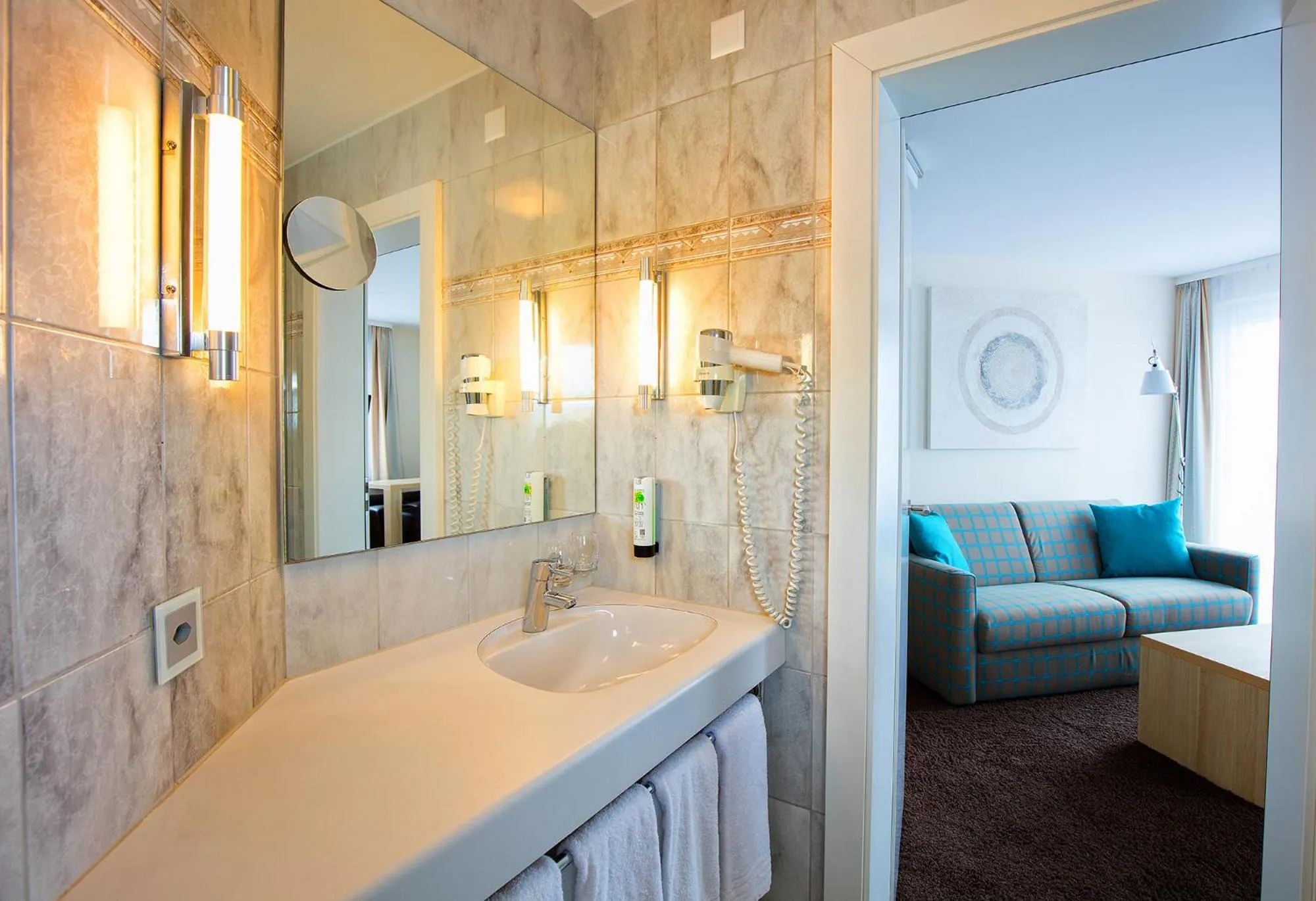 Bathroom in Hotel Oberland