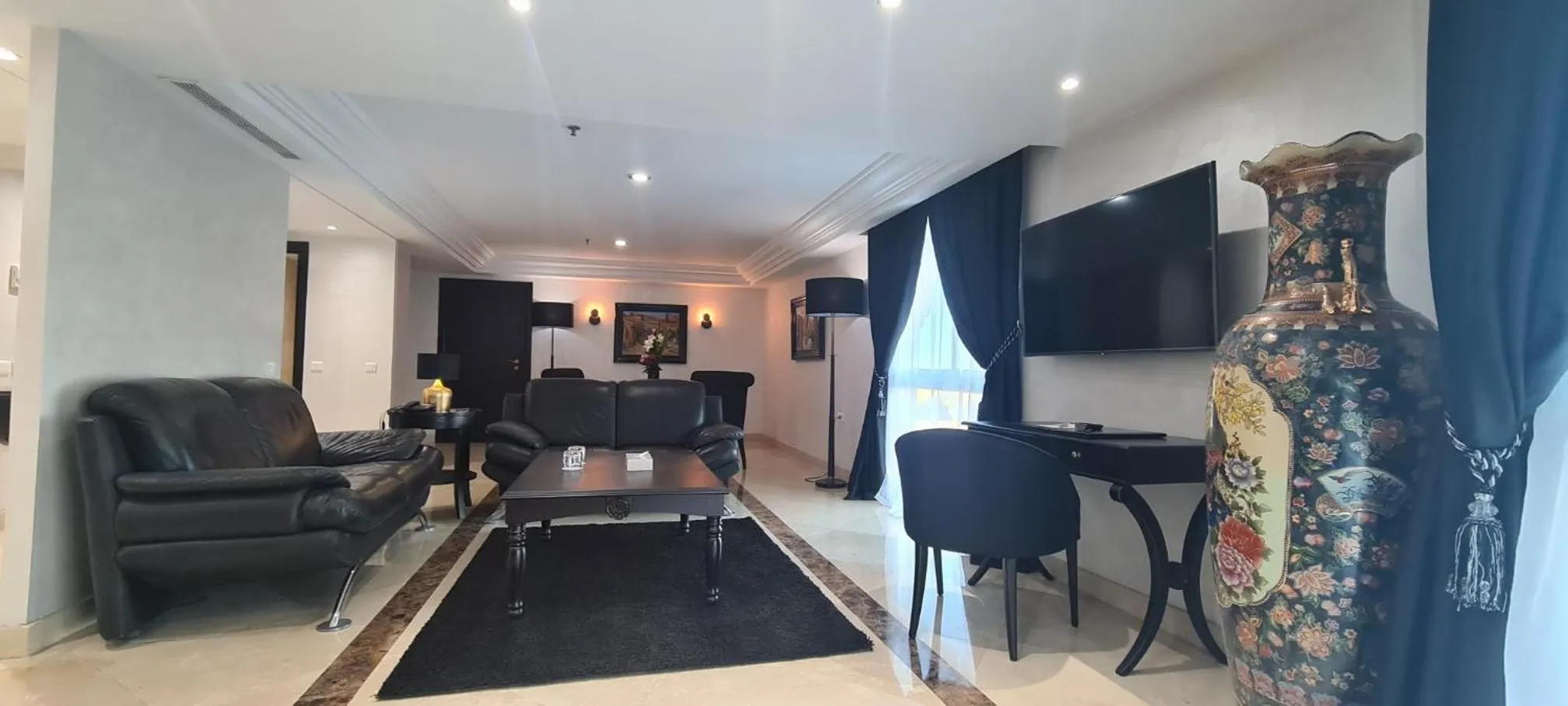 Seating area in Farah Rabat