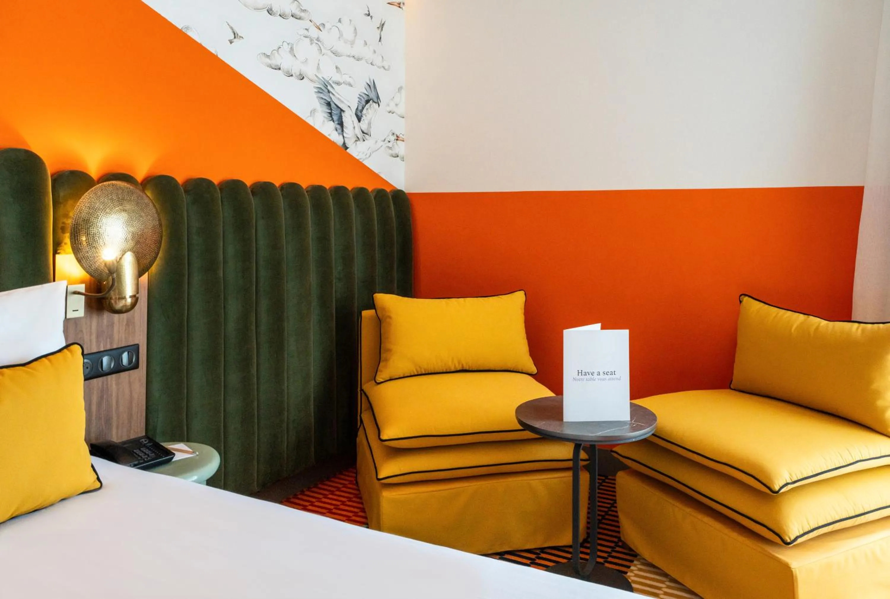 Bed in Mercure Shéhérazade Rabat