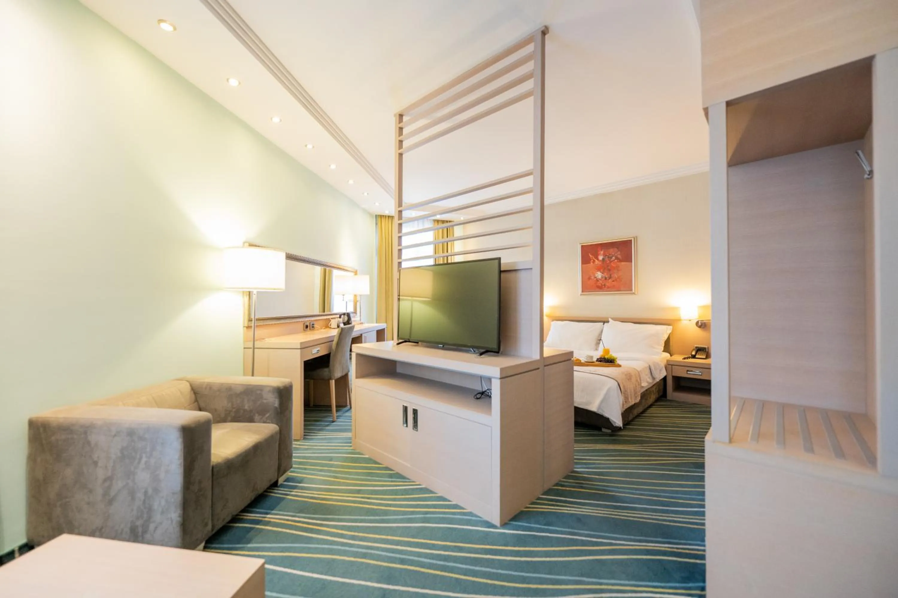 Bed in Kopernikus Hotel Prag