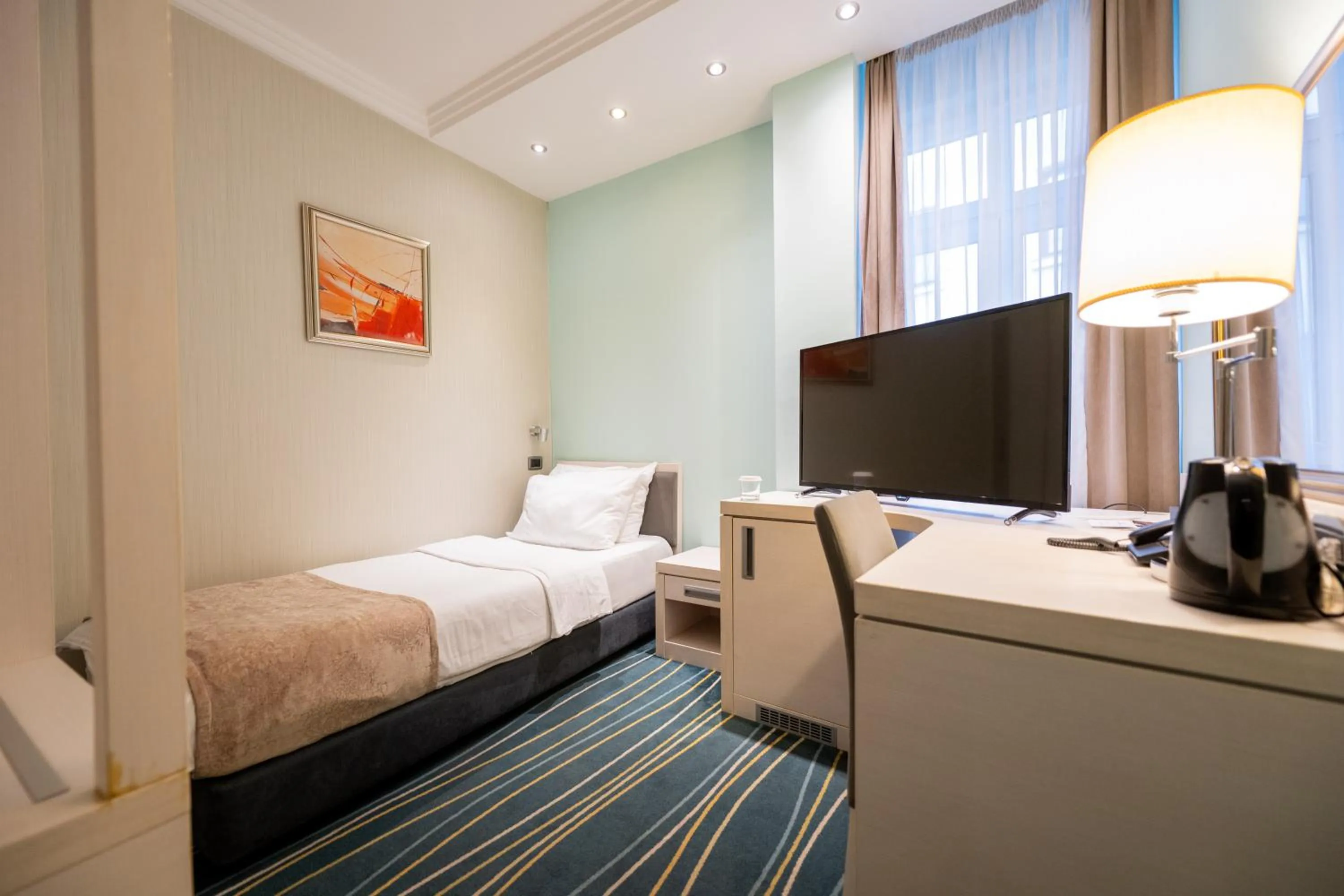 Bed in Kopernikus Hotel Prag