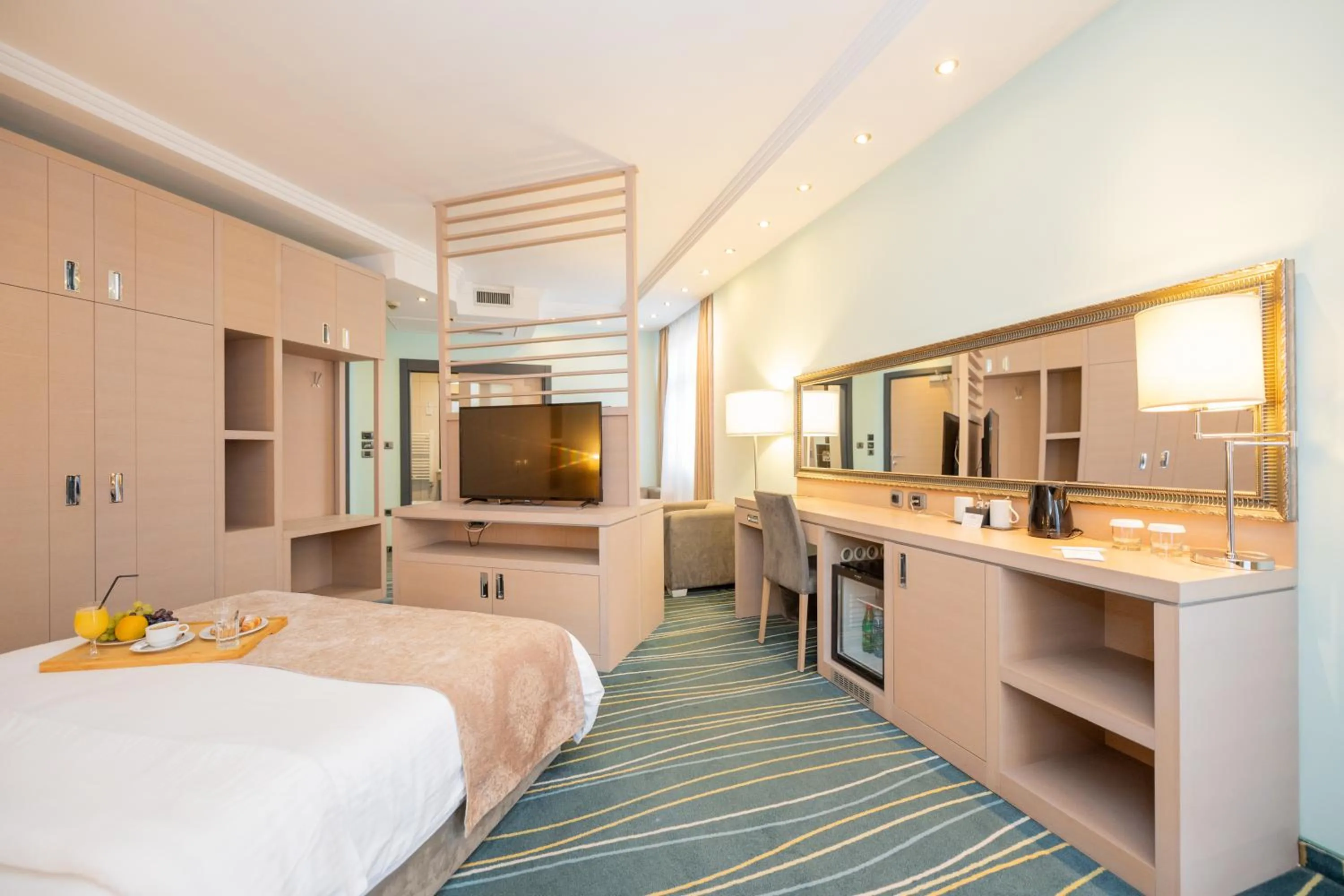 Bed in Kopernikus Hotel Prag