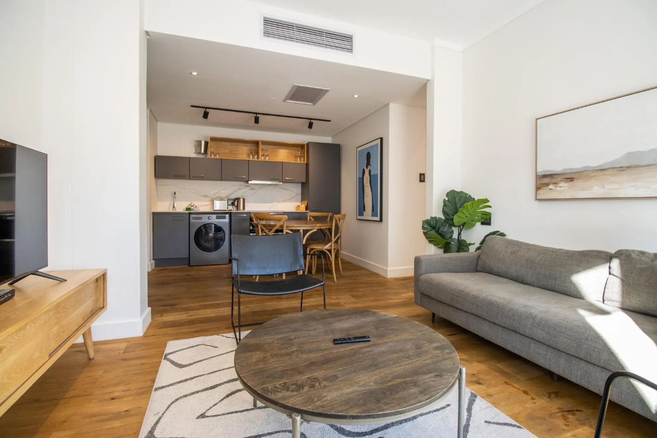 Seating area in The Barracks Apartments