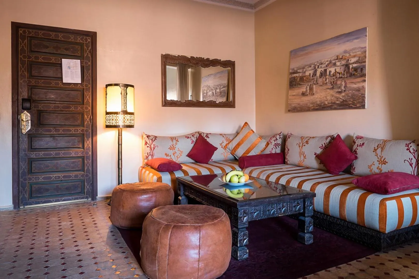 Living room in Riad Marrakech By Hivernage