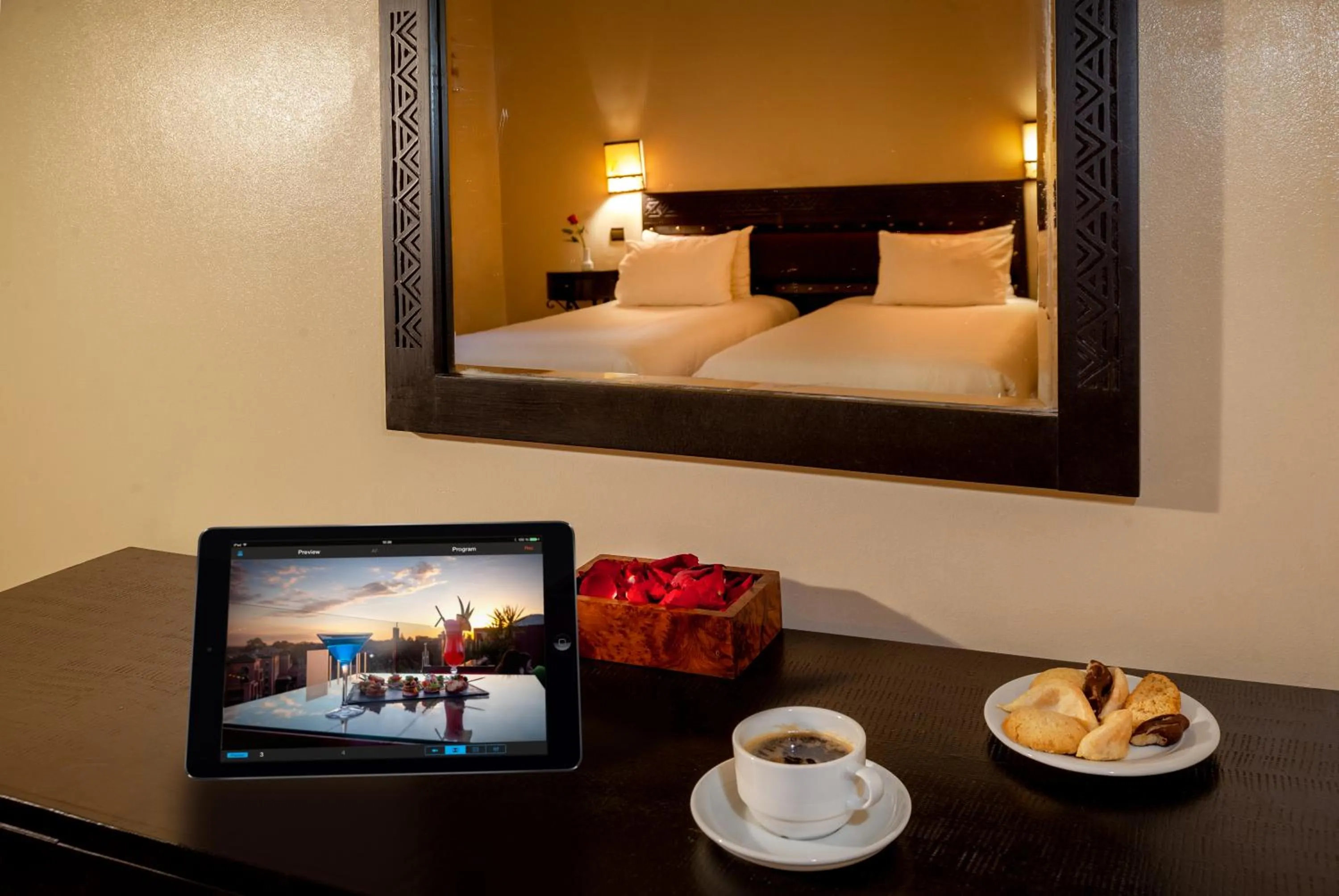 Decorative detail, Bed in Riad Marrakech By Hivernage