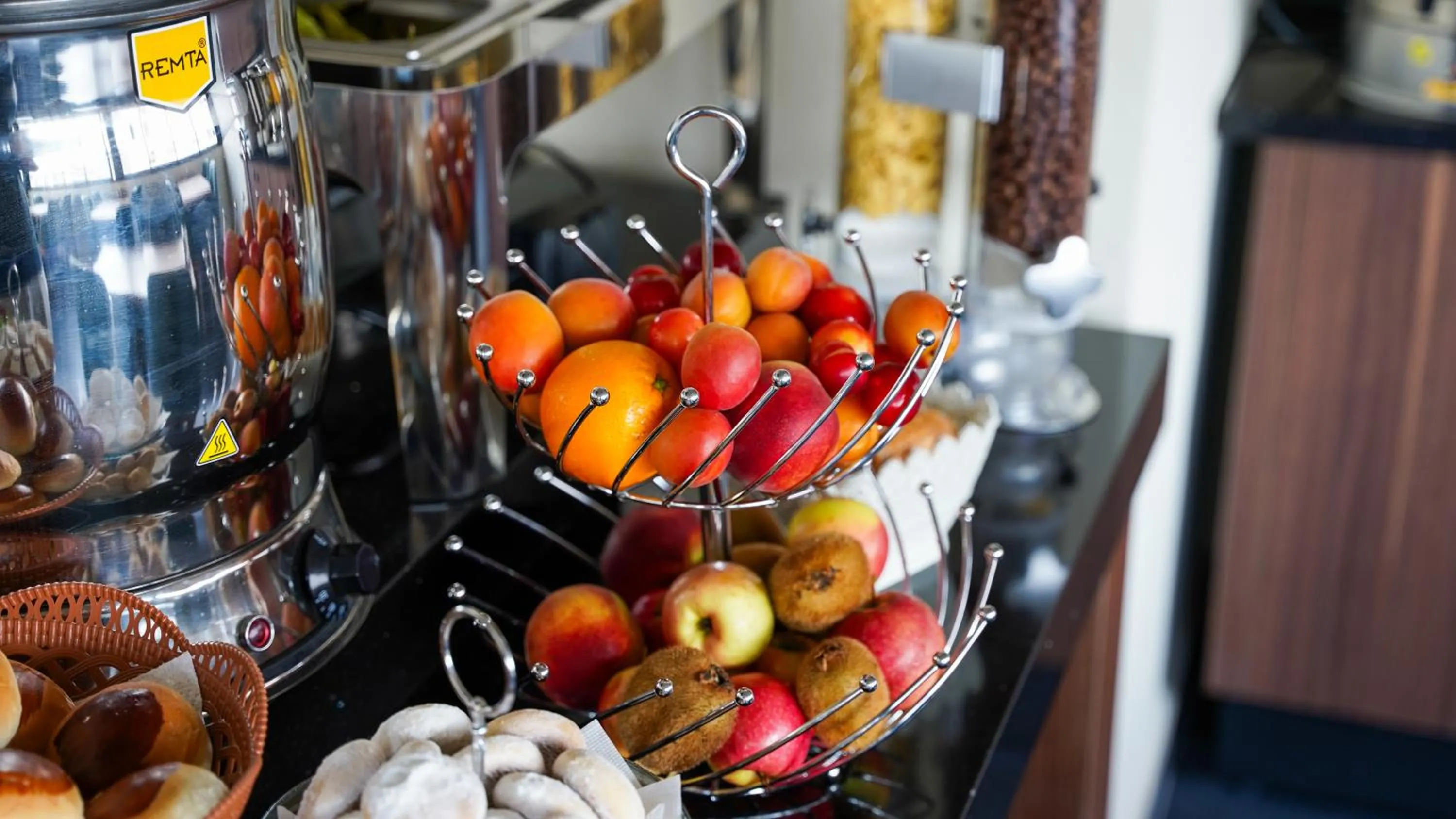 Kitchen or kitchenette in Bellezza Hotel