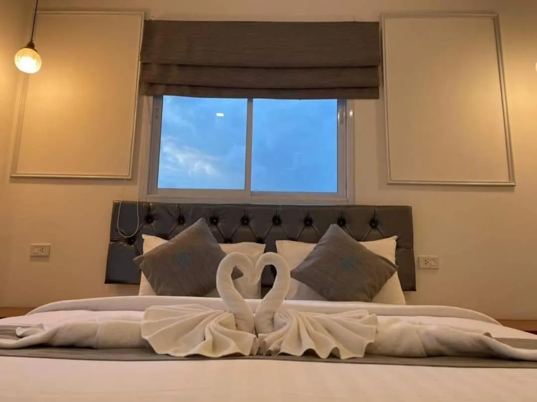 Bed in VangVieng Crystal Boutique Hotel