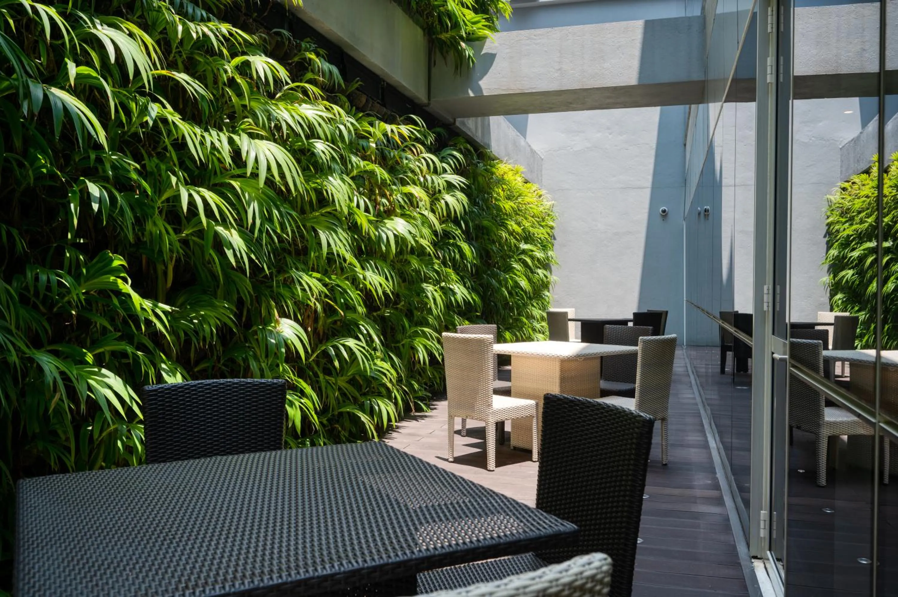 Patio in Hatch House for Digital Nomads