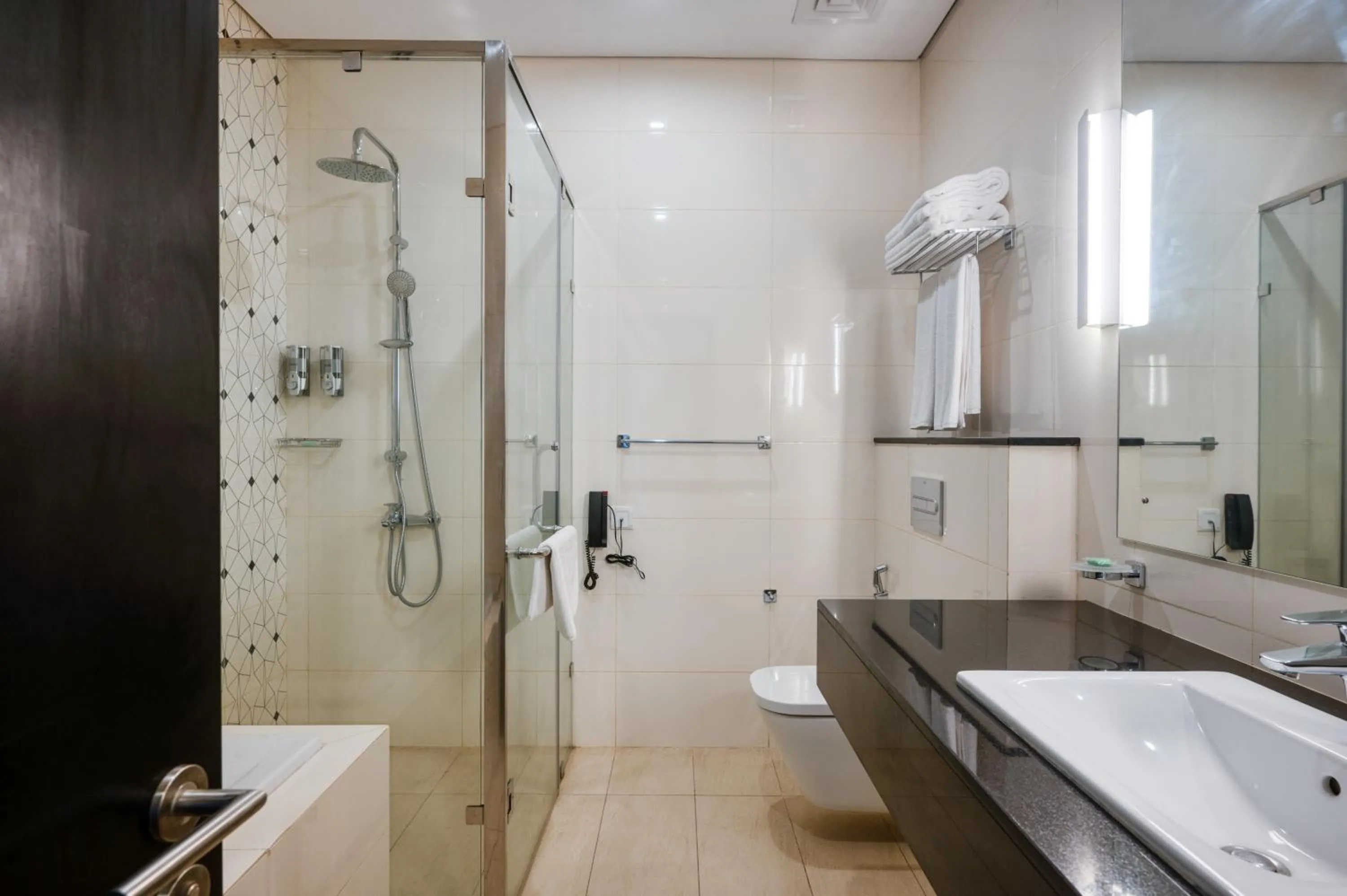 Shower in Hatch House for Digital Nomads