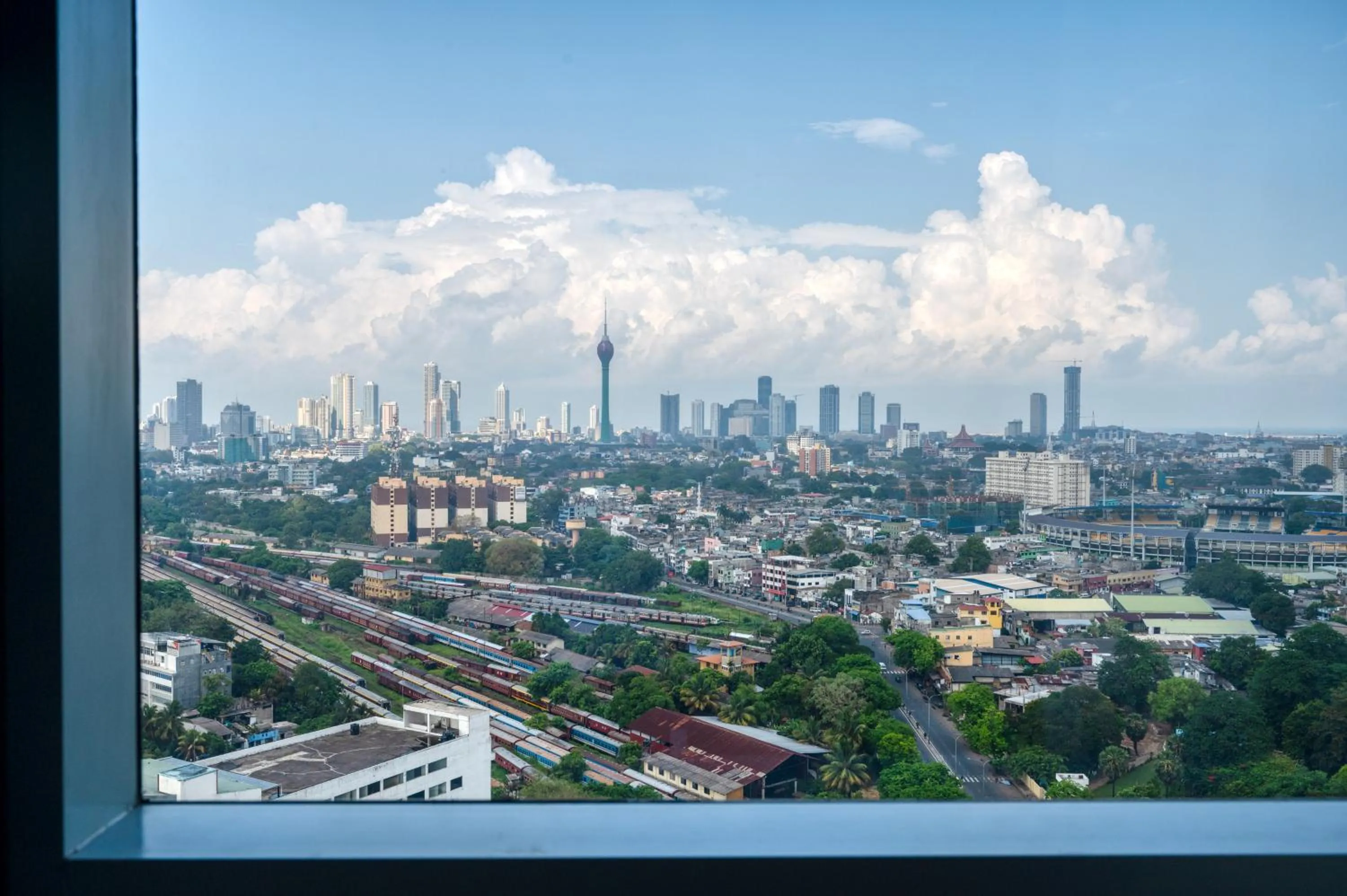 City view in Hatch House for Digital Nomads