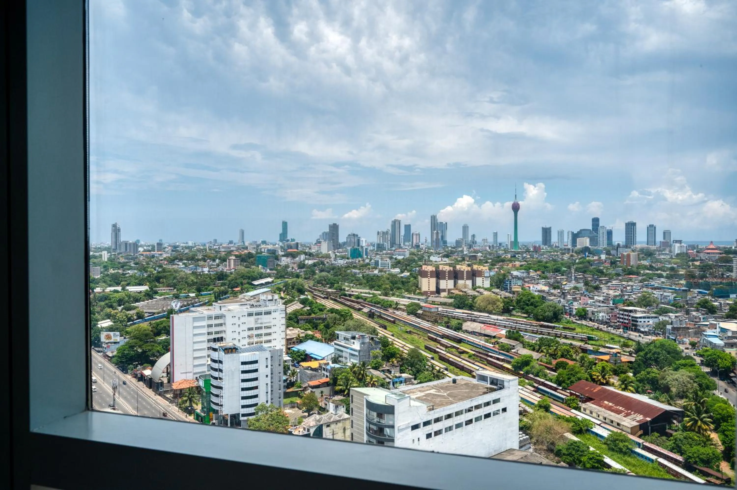 City view in Hatch House for Digital Nomads