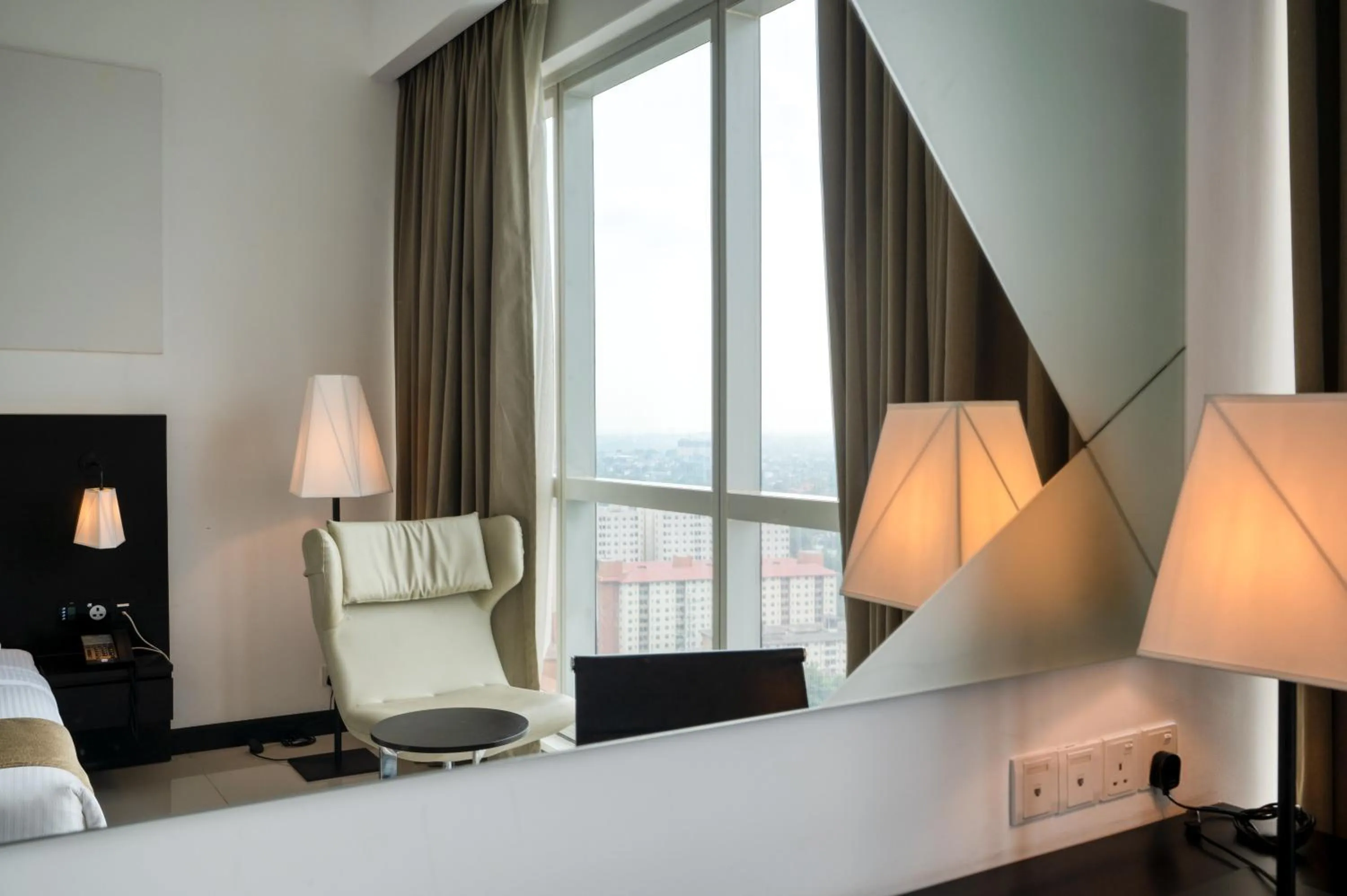 View (from property/room), Bed in Hatch House for Digital Nomads