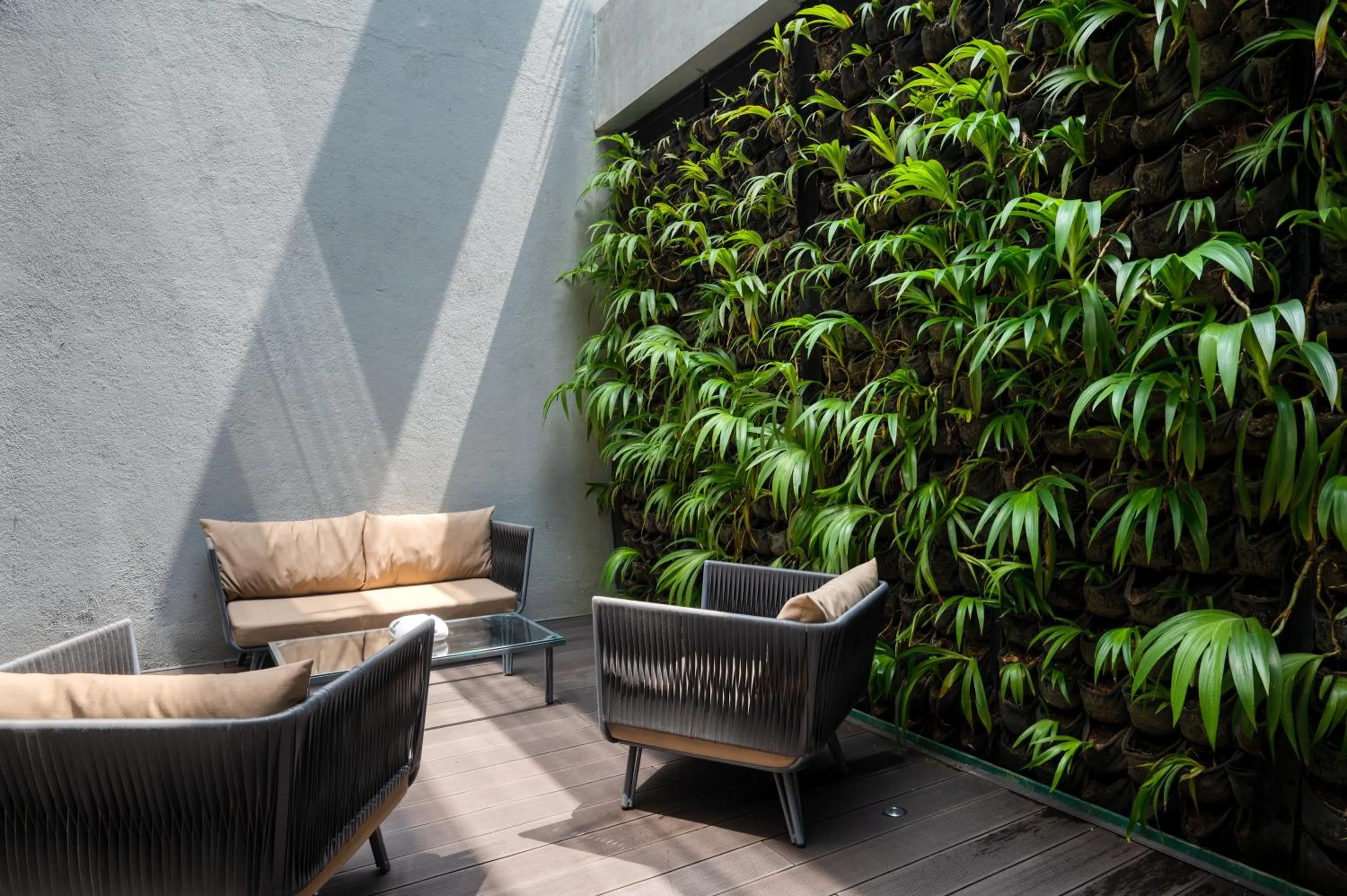 Patio in Hatch House for Digital Nomads