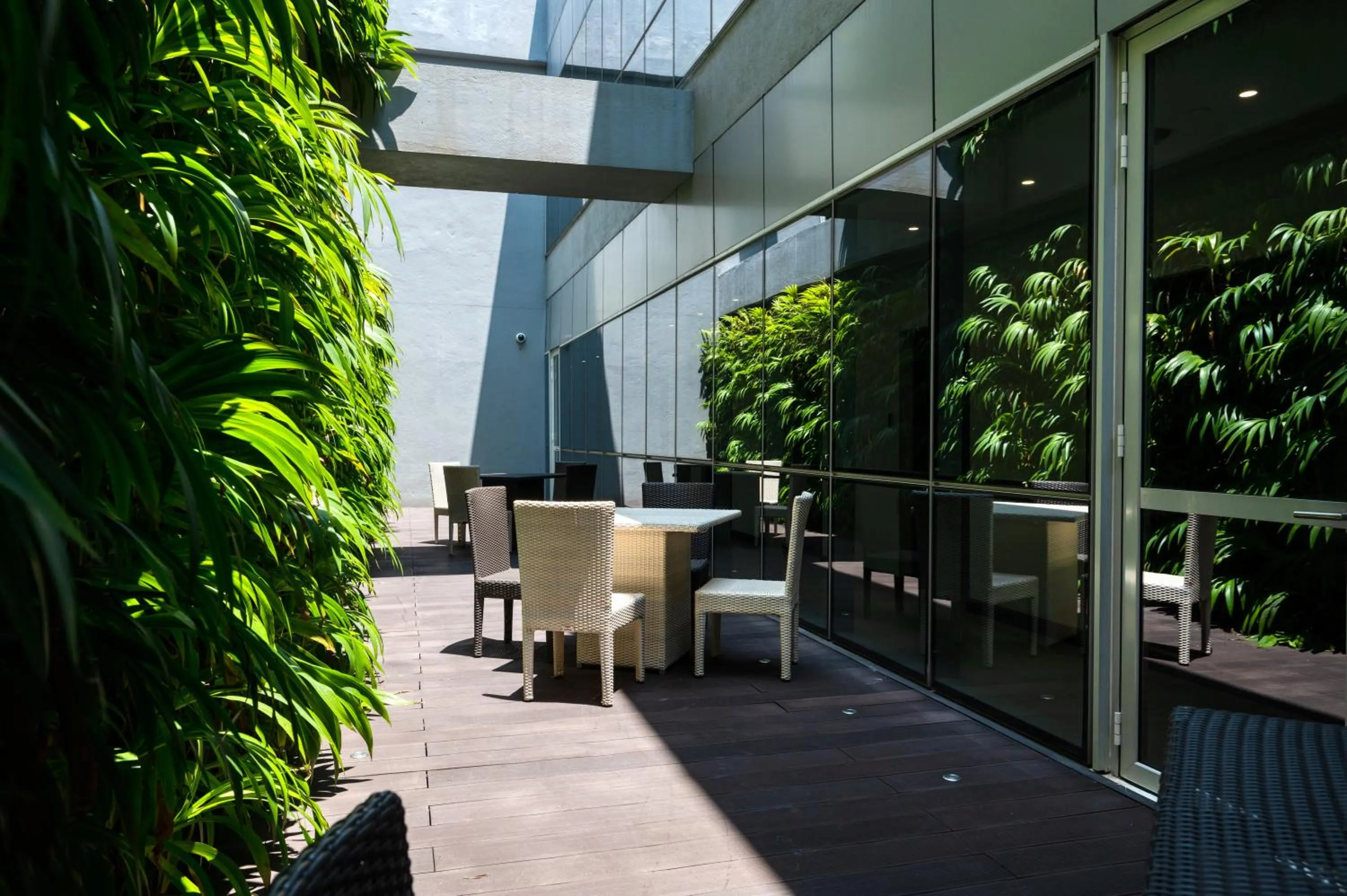 Patio in Hatch House for Digital Nomads