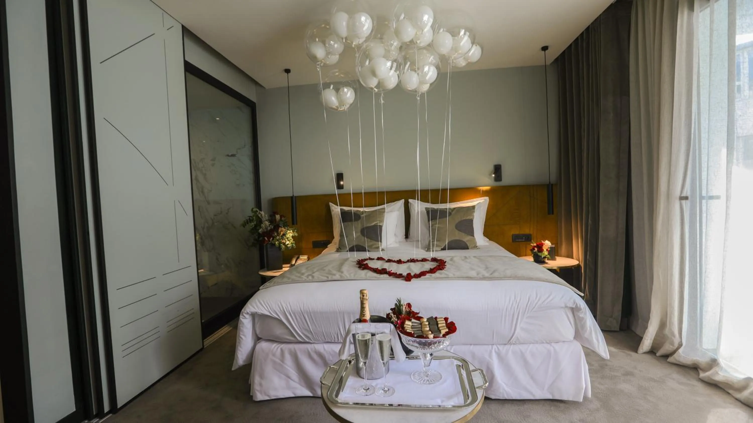 Bed in JM Suites Hotel Eco-Friendly Casablanca