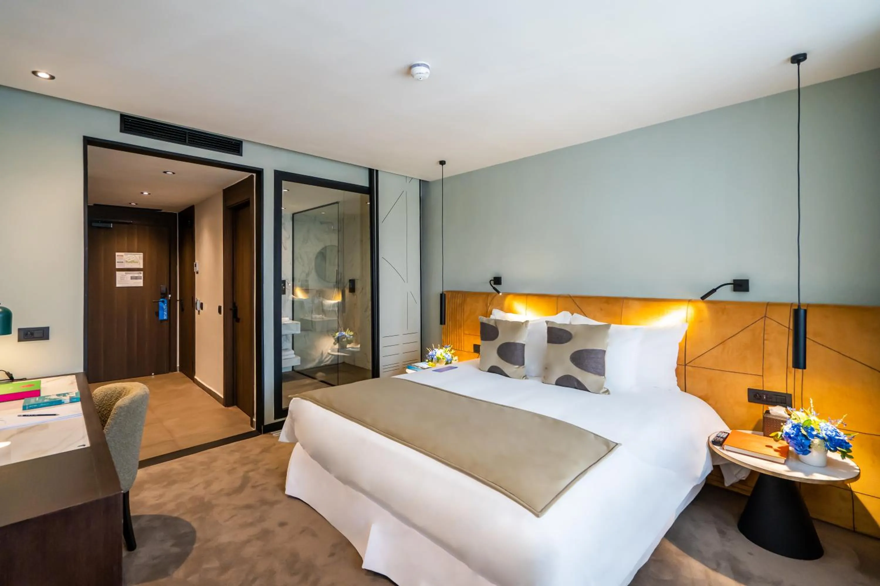 Bed in JM Suites Hotel Eco-Friendly Casablanca