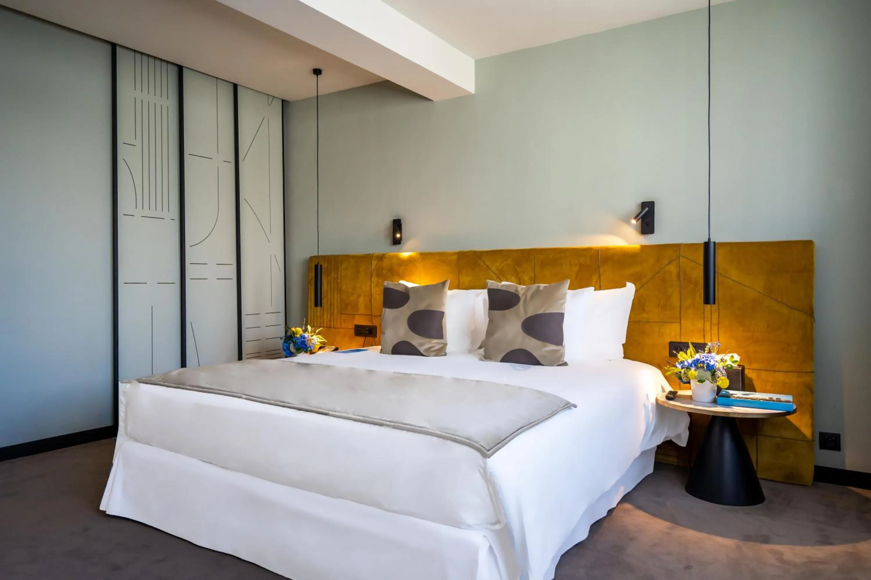 Bed in JM Suites Hotel Eco-Friendly Casablanca