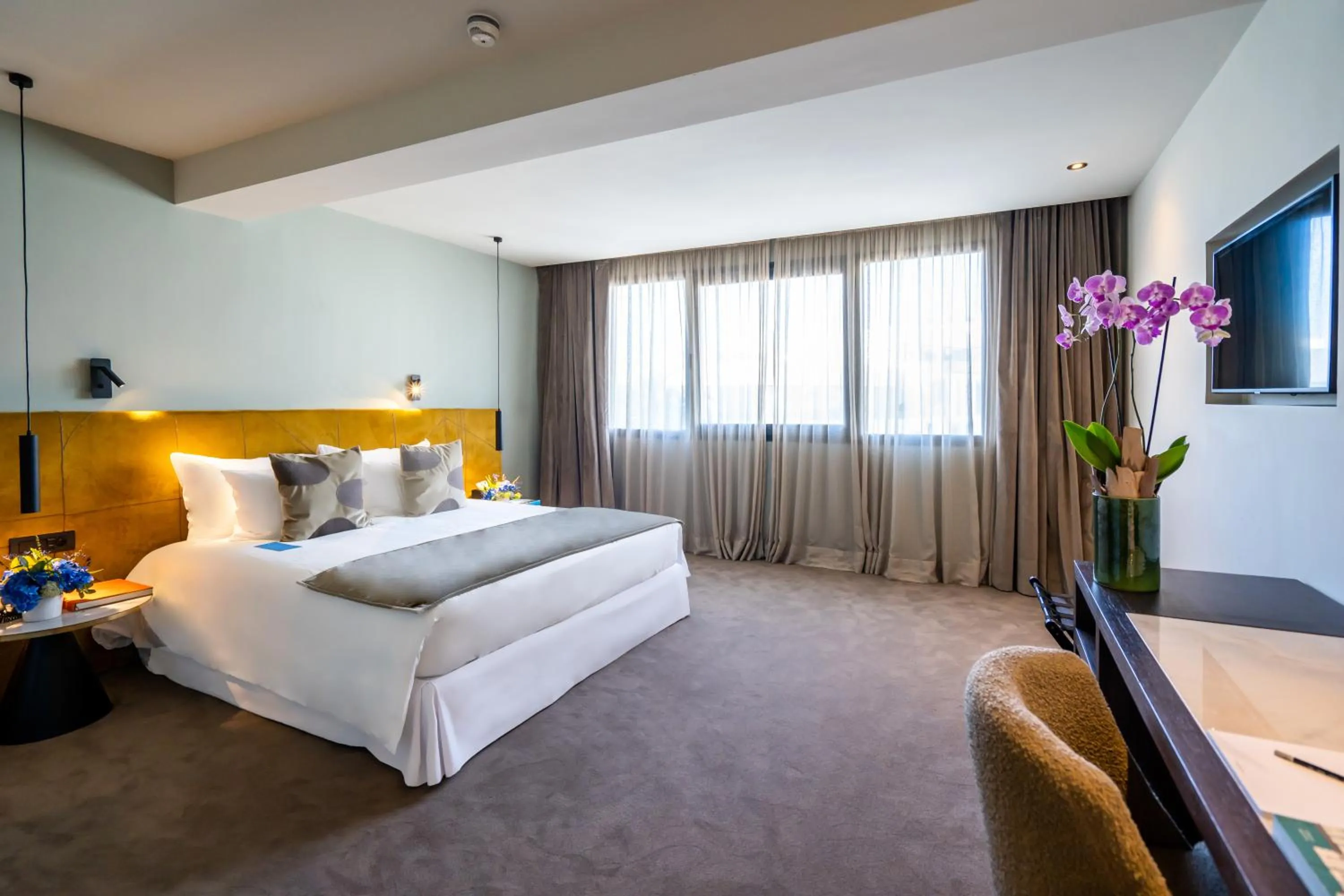 Bed in JM Suites Hotel Eco-Friendly Casablanca