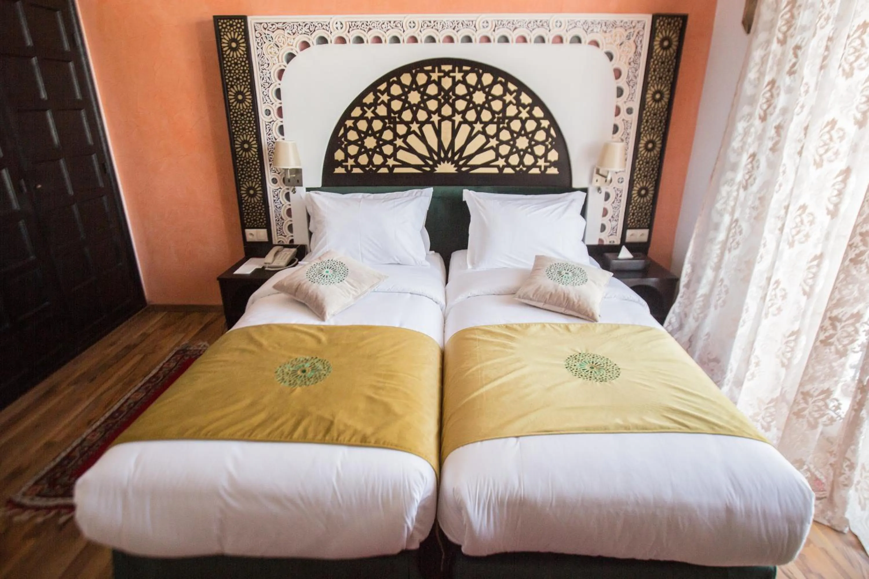 Bed in El Minzah Hotel