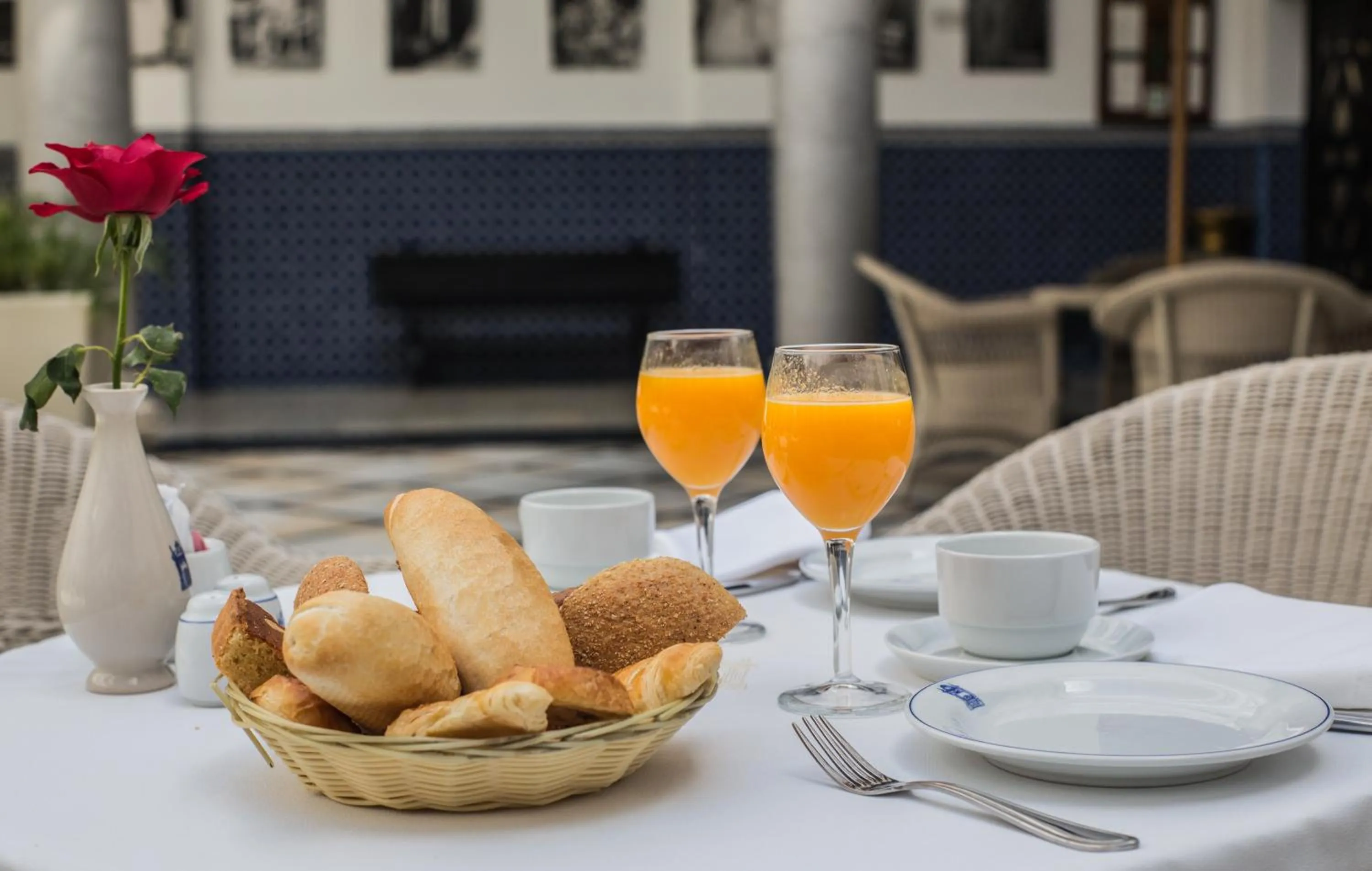 Property building in El Minzah Hotel