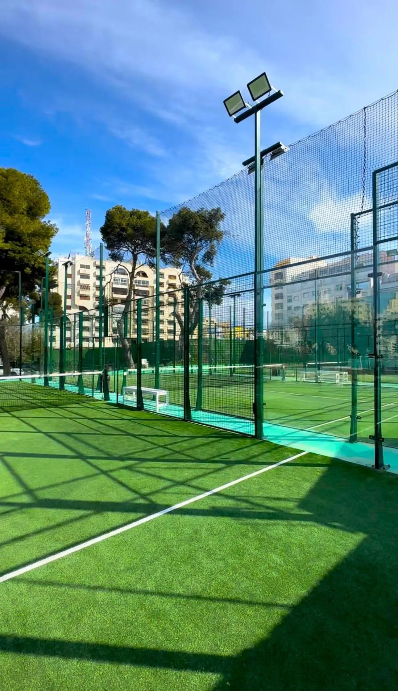Tennis court in El Minzah Hotel