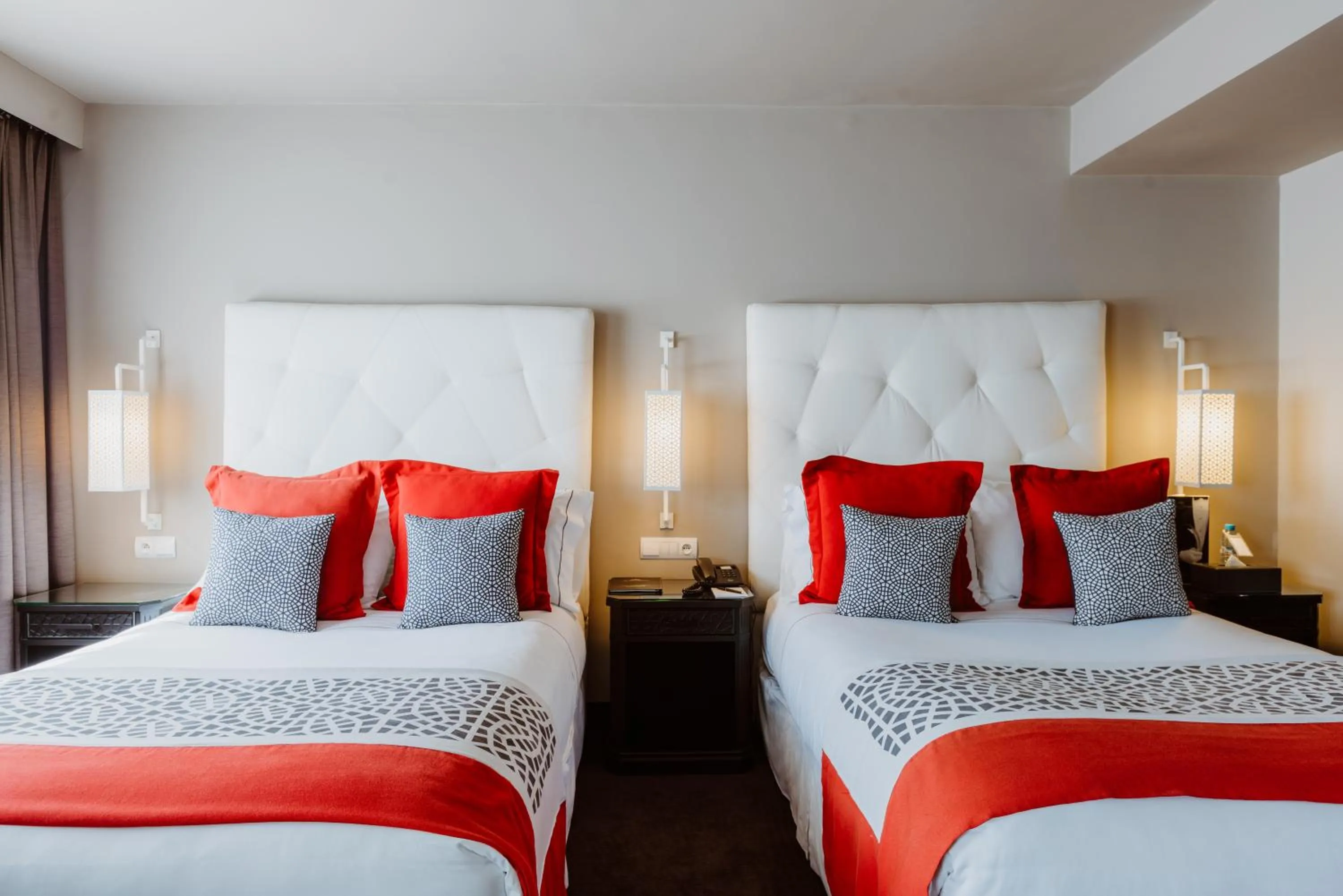 Bed in La Tour Hassan Palace