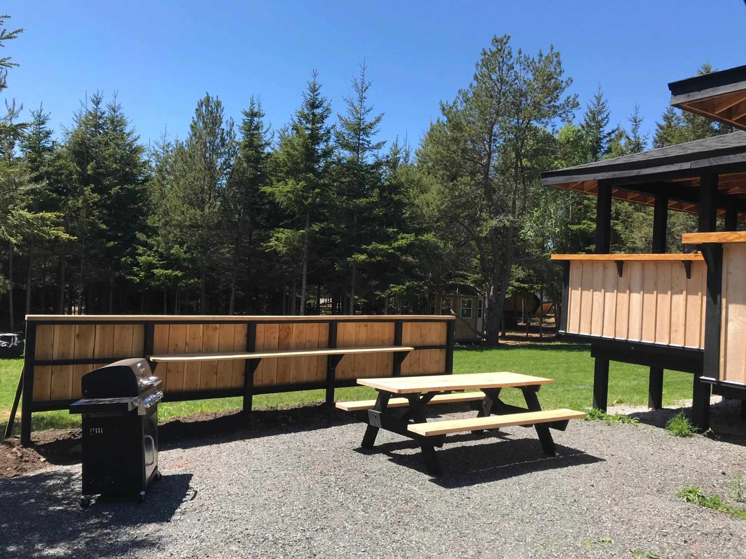 BBQ facilities in Wild Pines Cabins
