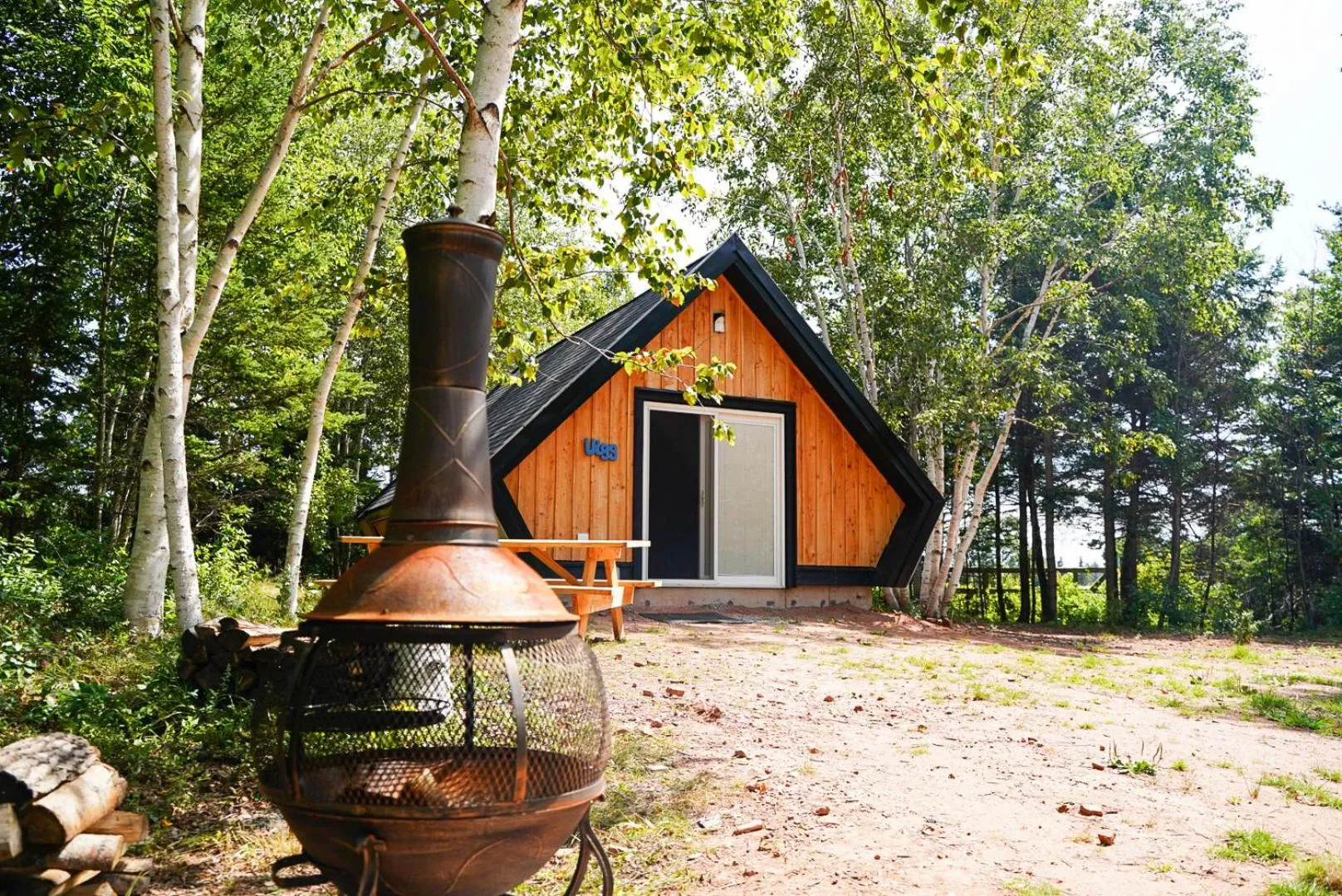 Property building in Wild Pines Cabins