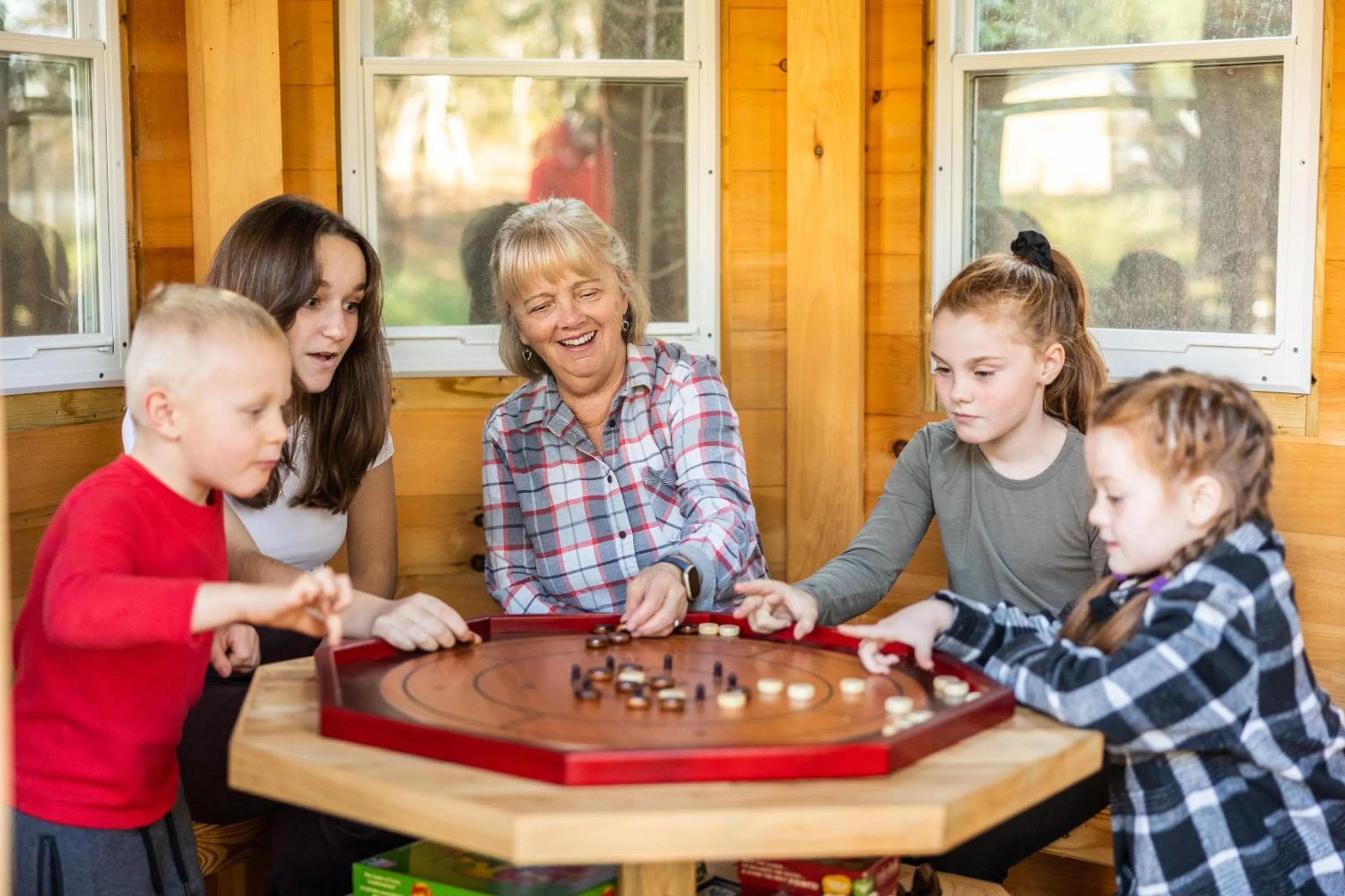 Game Room in Wild Pines Cabins