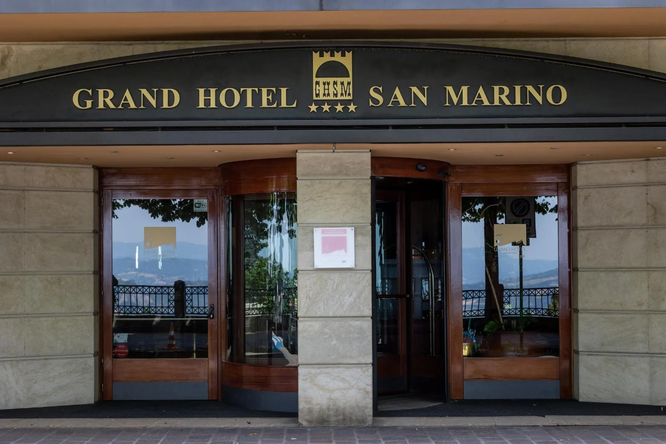 Property building in Grand Hotel San Marino