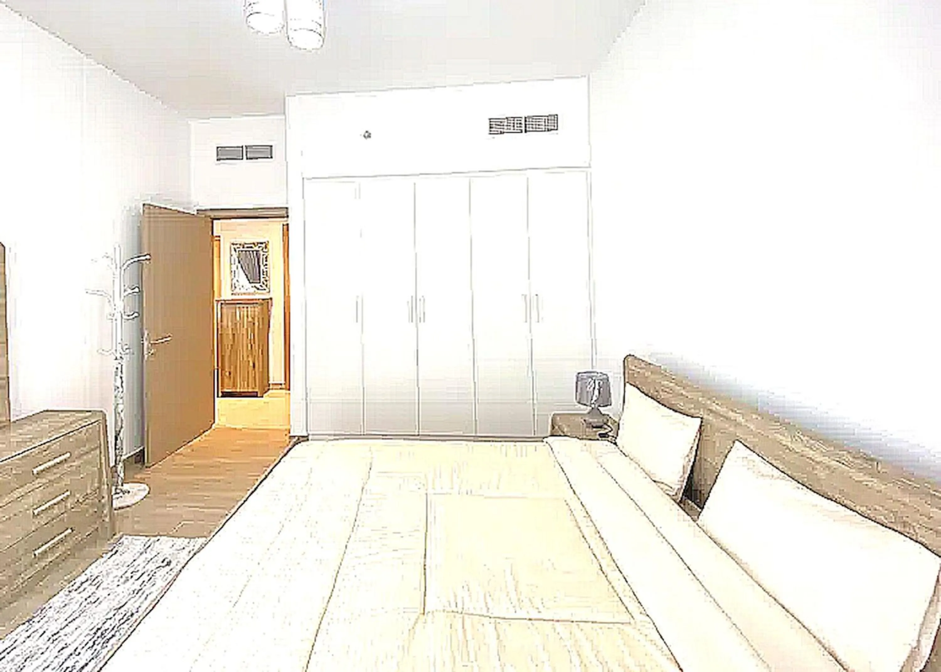 Photo of the whole room in Super OYO 928 Home 436 Binghatti Mirage - 1Br, Jvc