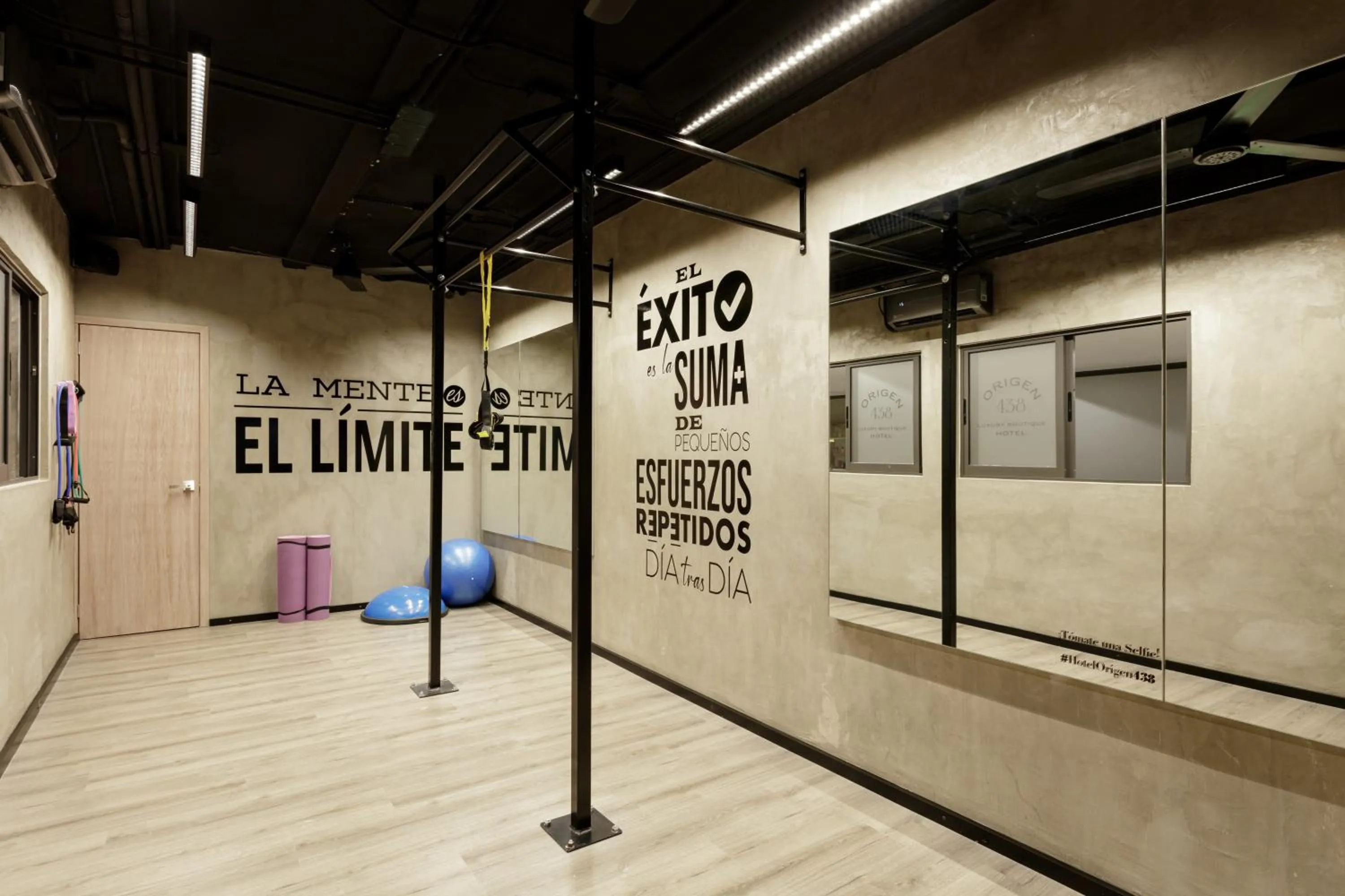 Fitness centre/facilities in Origen 438 Luxury Boutique Hotel