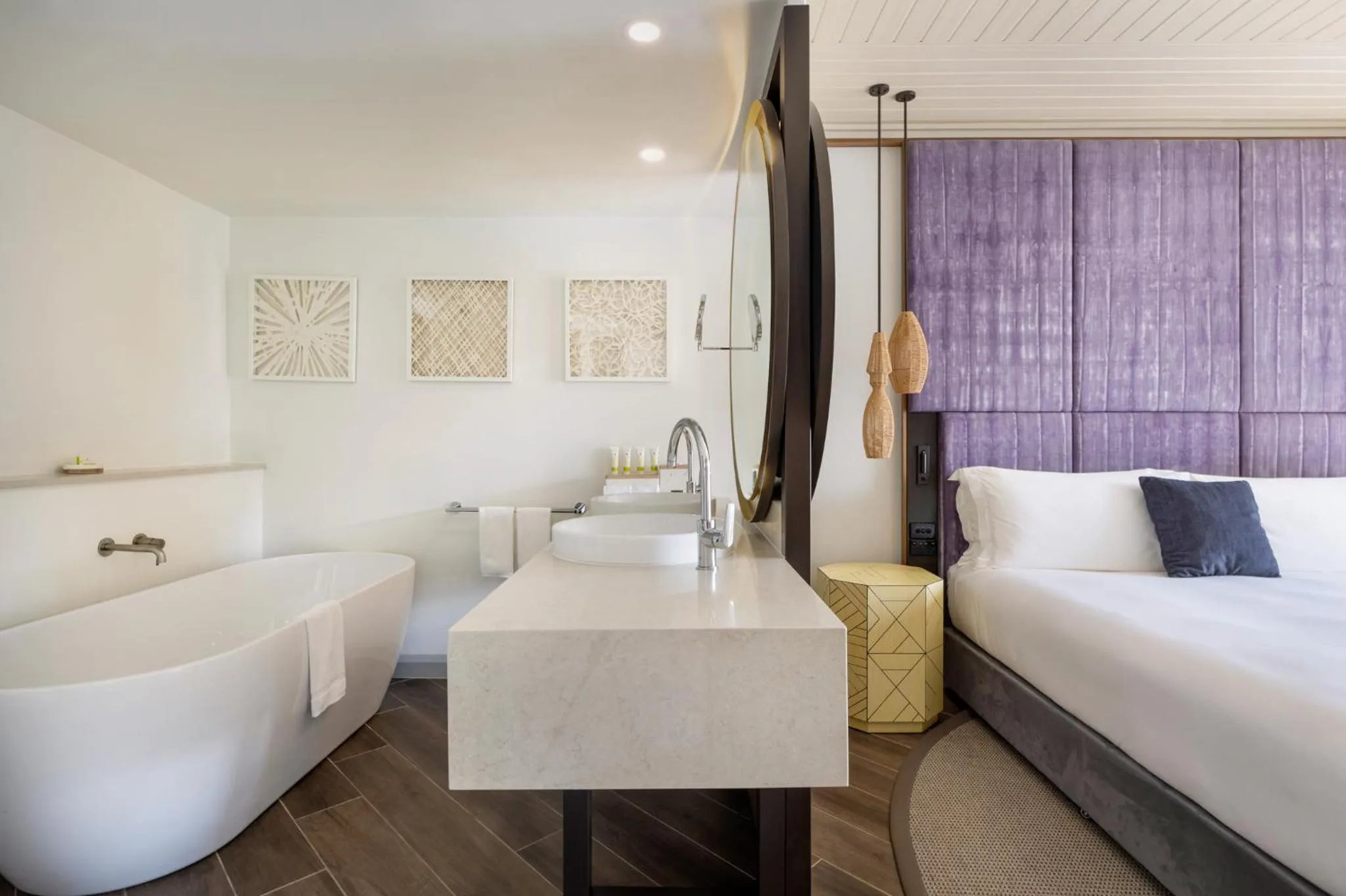 Bathroom, Bed in Sofitel Fiji Resort & Spa