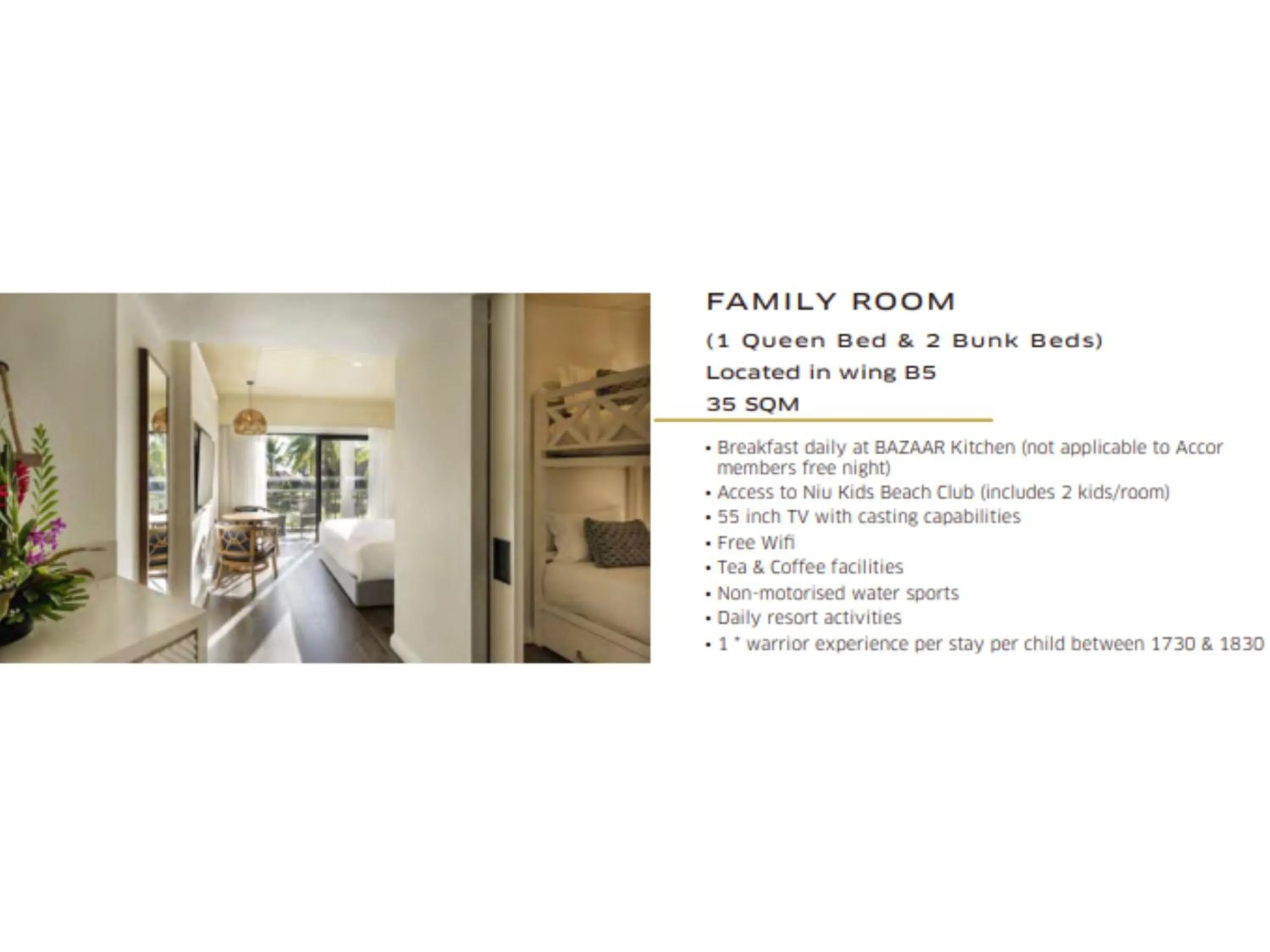 Area and facilities in Sofitel Fiji Resort & Spa