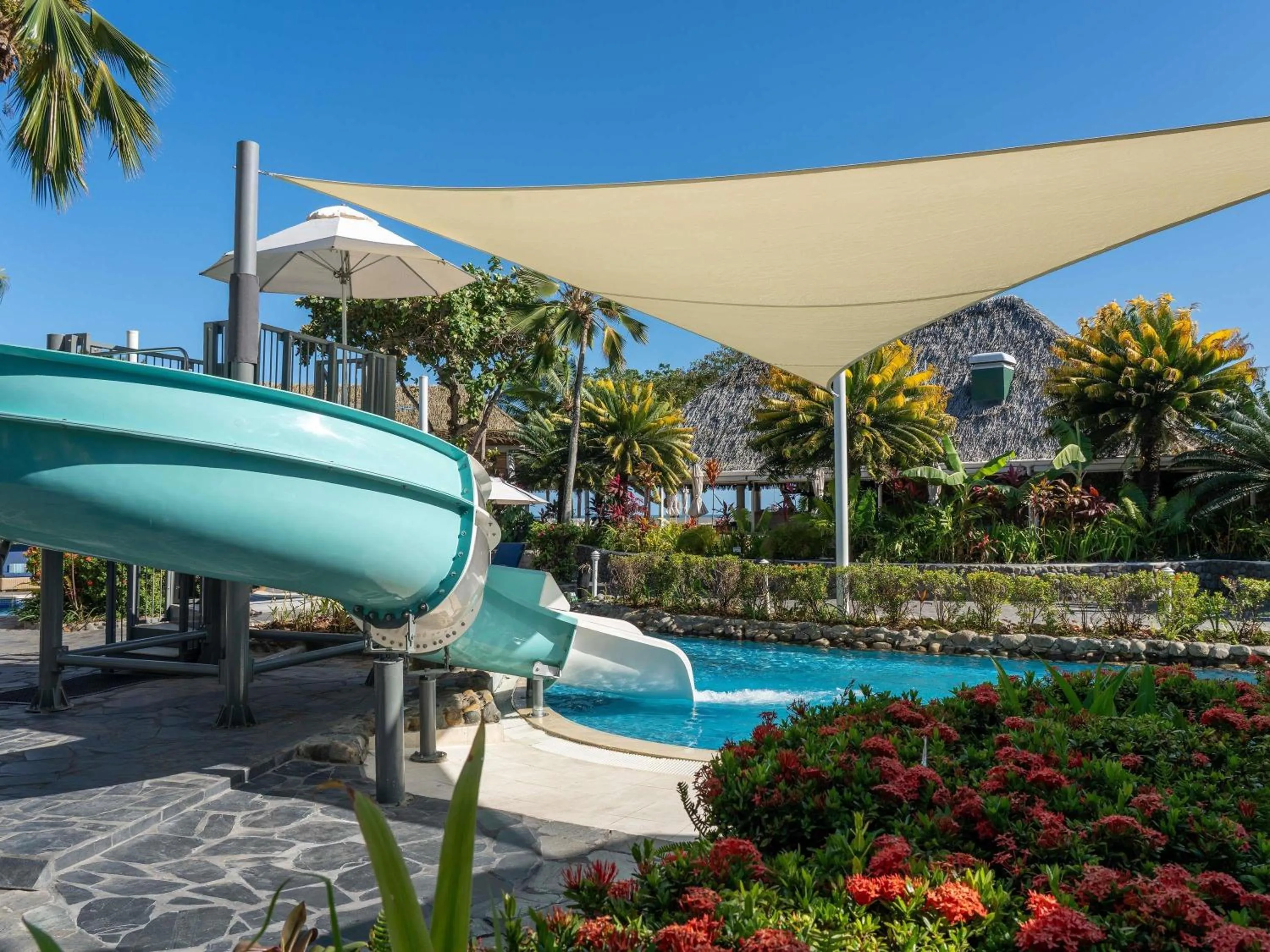 Pool view in Sofitel Fiji Resort & Spa