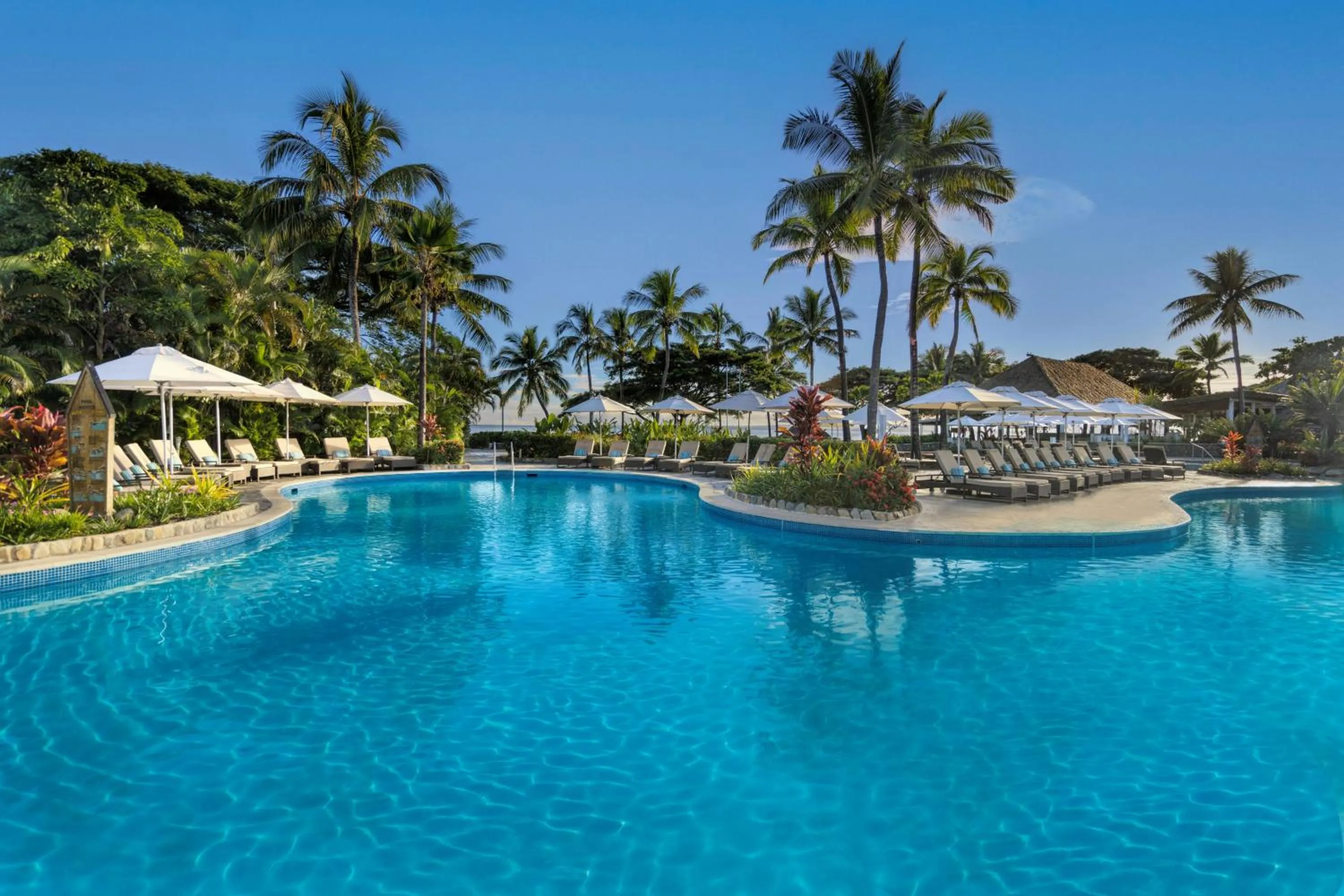 Swimming pool in Sofitel Fiji Resort & Spa