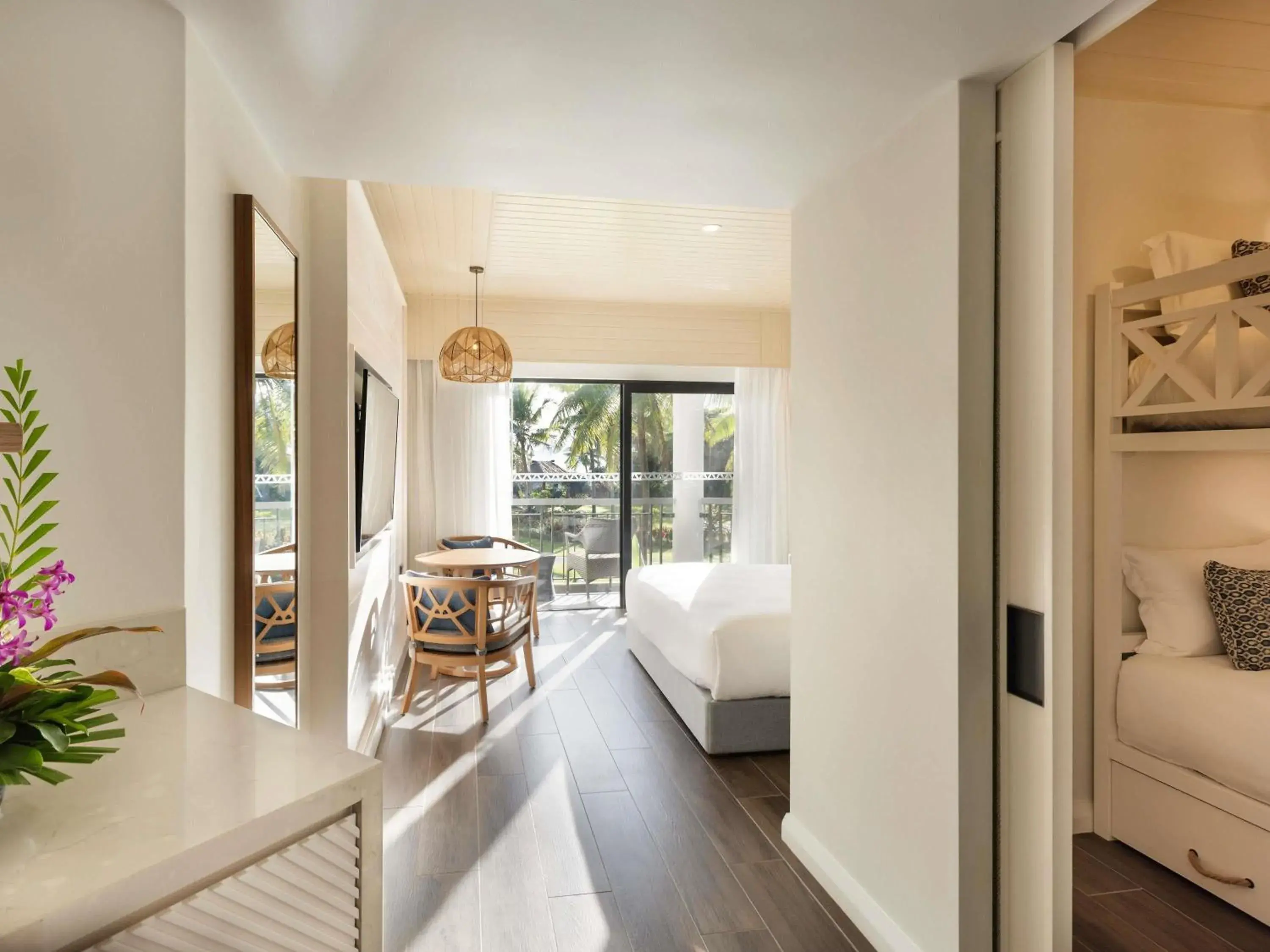 Family Room with One Queen and Two Tier Bunk Bed in Sofitel Fiji Resort & Spa Family Room with One Queen and Two Tier Bunk Bed in Sofitel Fiji Resort & Spa