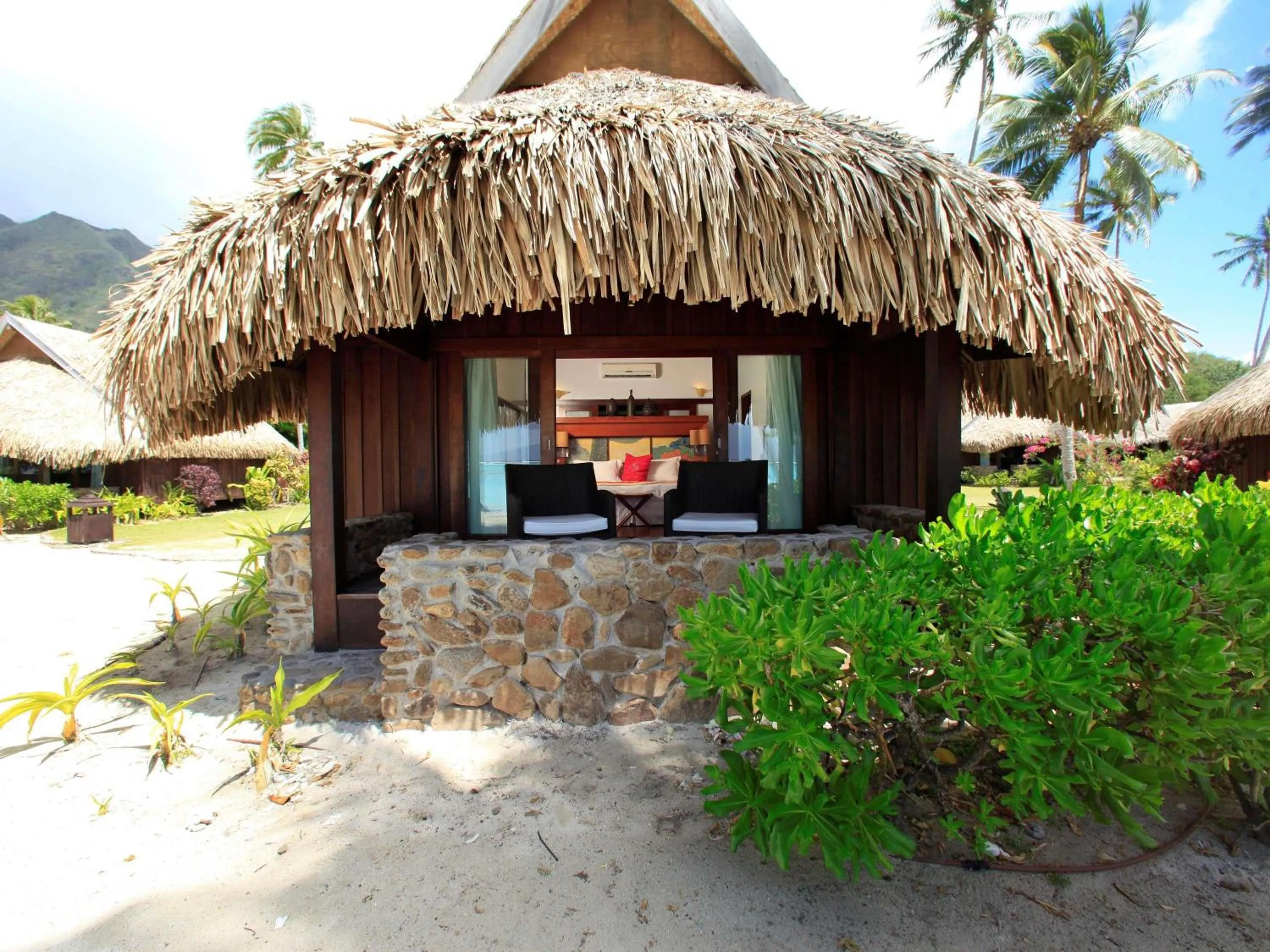 Bedroom in Sofitel Kia Ora Moorea Beach Resort