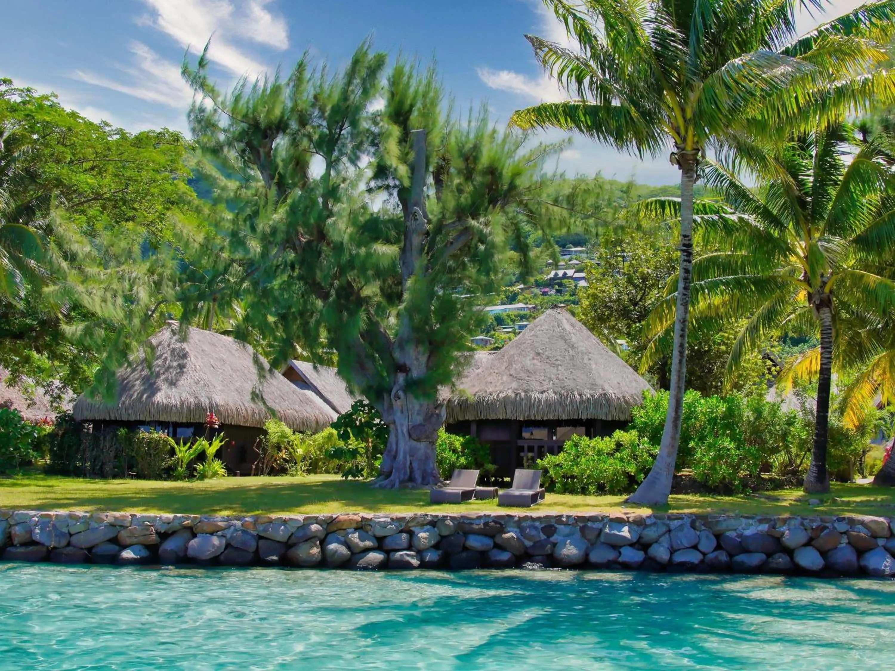 Bedroom in Sofitel Kia Ora Moorea Beach Resort