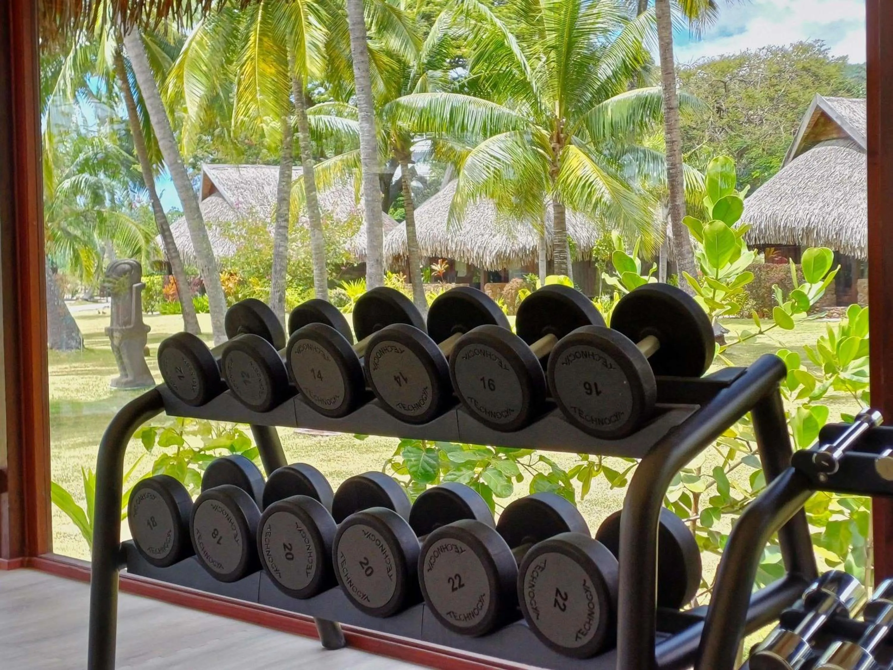 Fitness centre/facilities in Sofitel Kia Ora Moorea Beach Resort